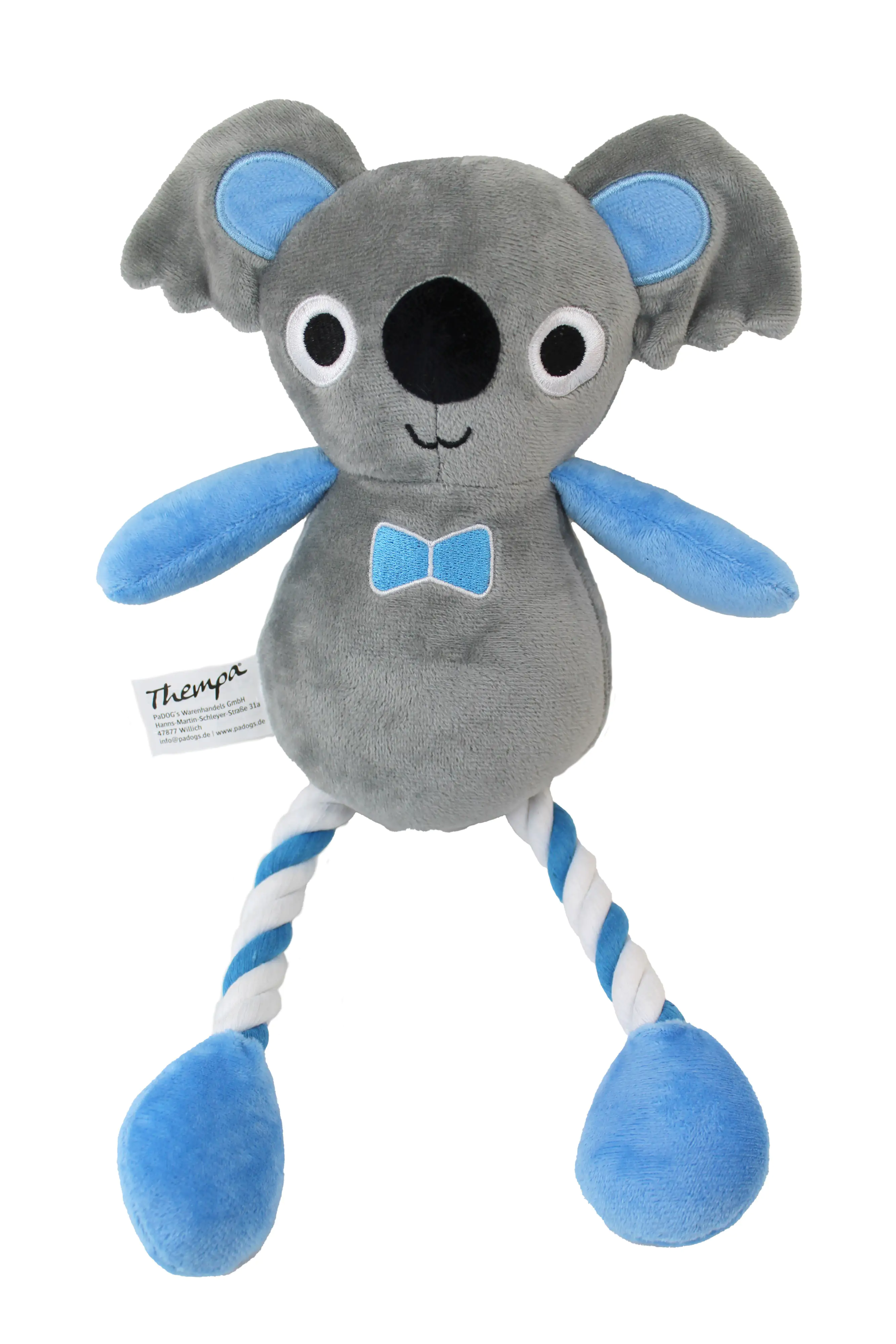 Thempa Hundespielzeug Plüschtier mit Stimme Koala