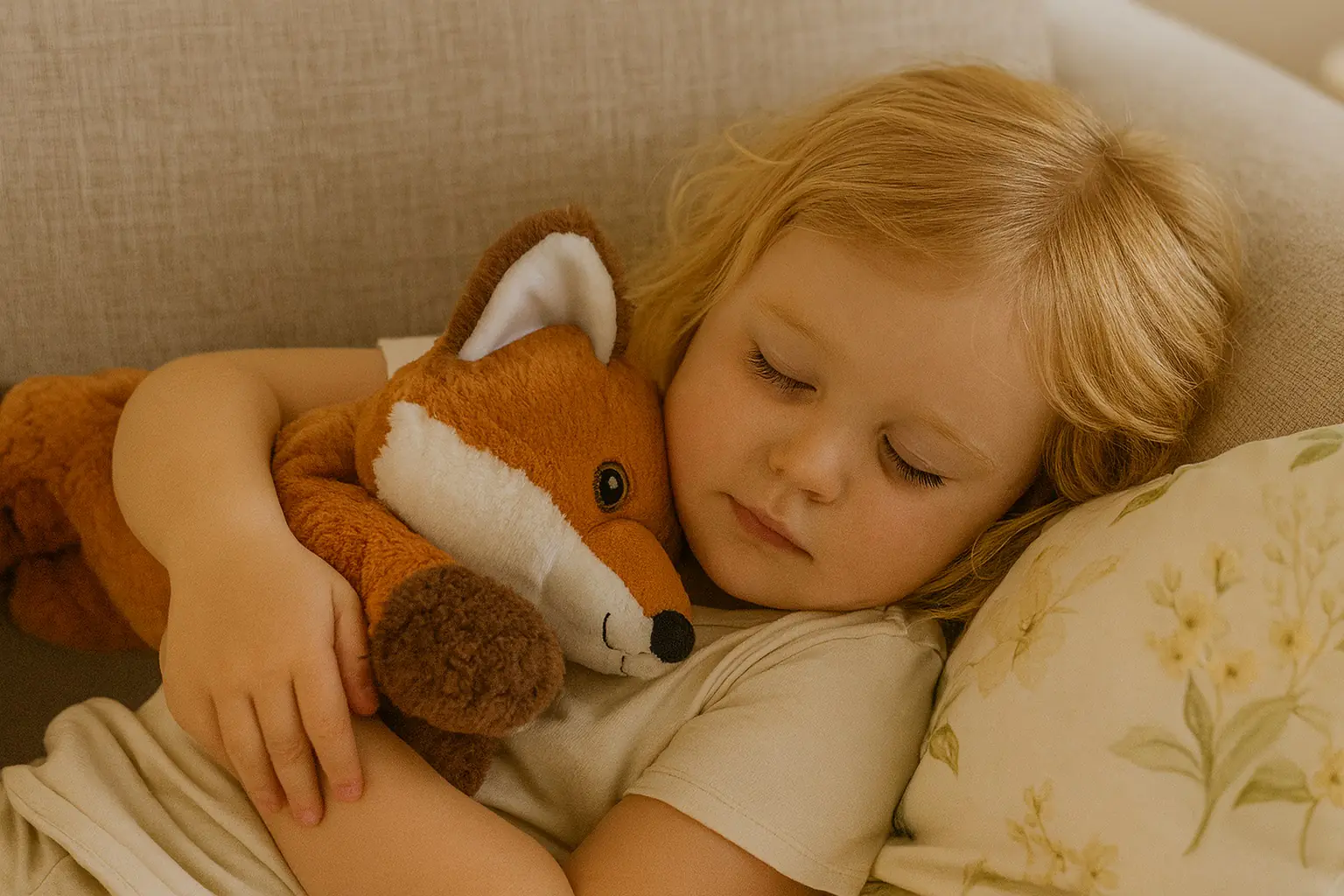 Warmies Wärmekuscheltier Liegender Fuchs