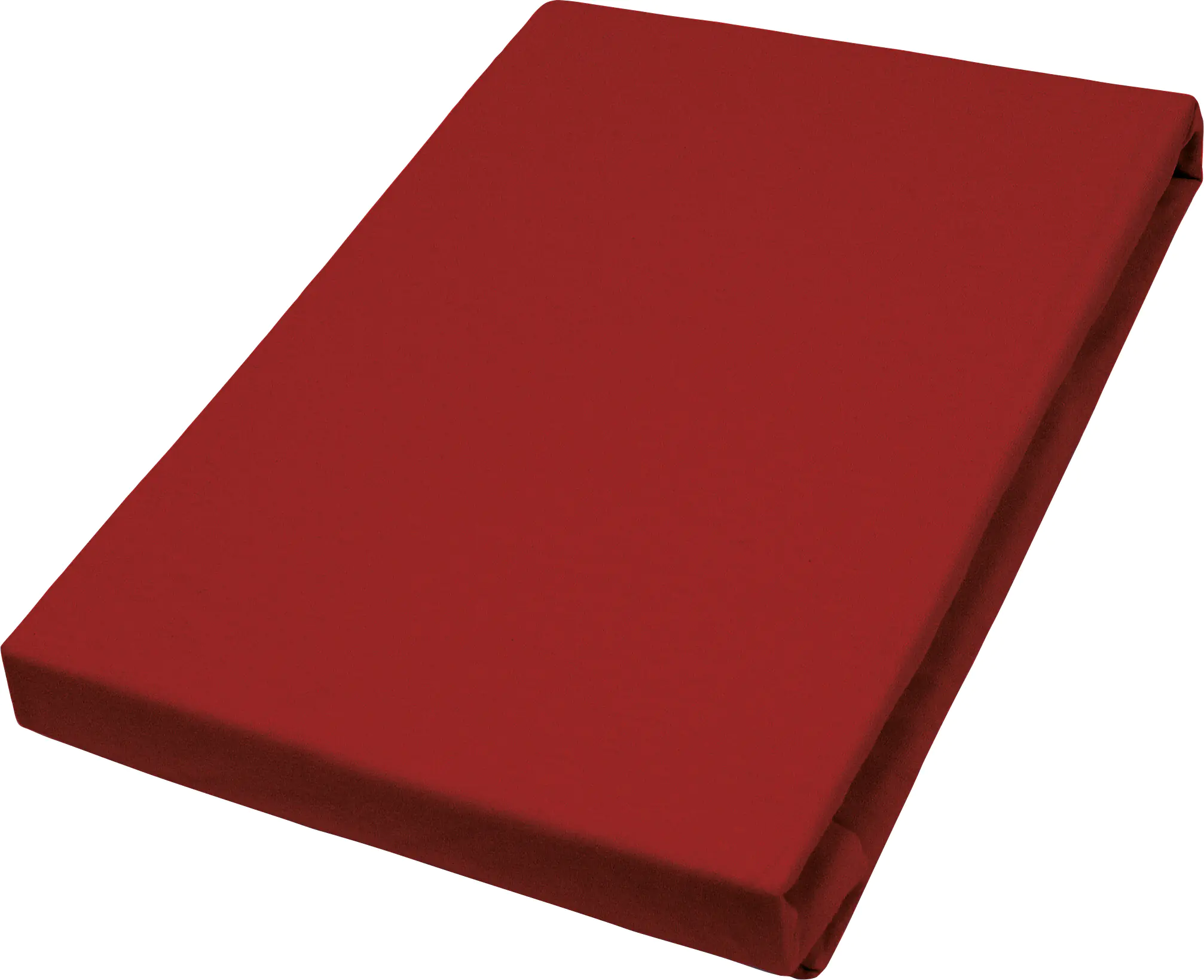 Vario Jersey-Spannbetttuch rot, 150 x 200 cm