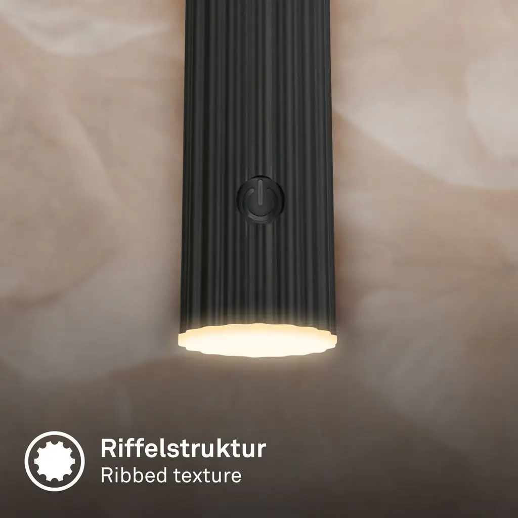 Briloner LED Akku-Pendelleuchte schwarz 3,5W warmweiß dimmbar