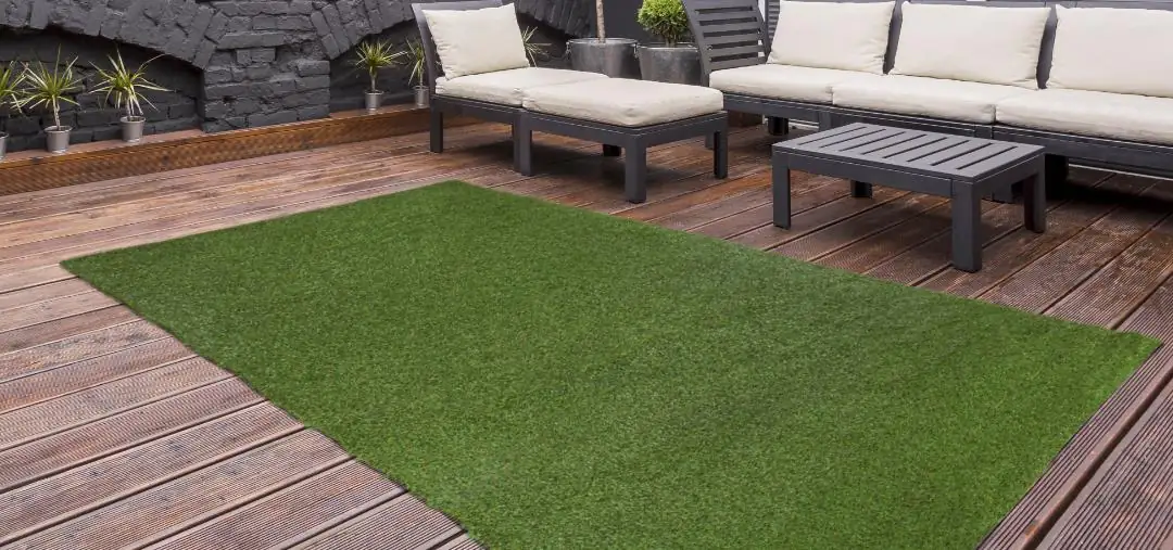 Kunstrasen Nature grün, 1 x 2 m