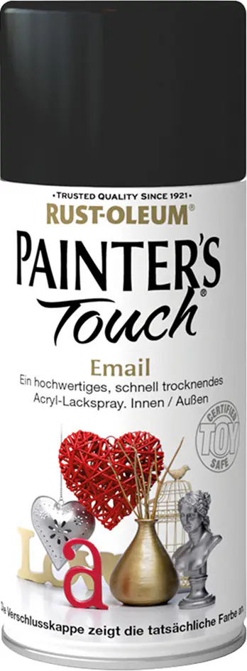Rust-Oleum Acryl Lackspray 150 ml matt schwarz