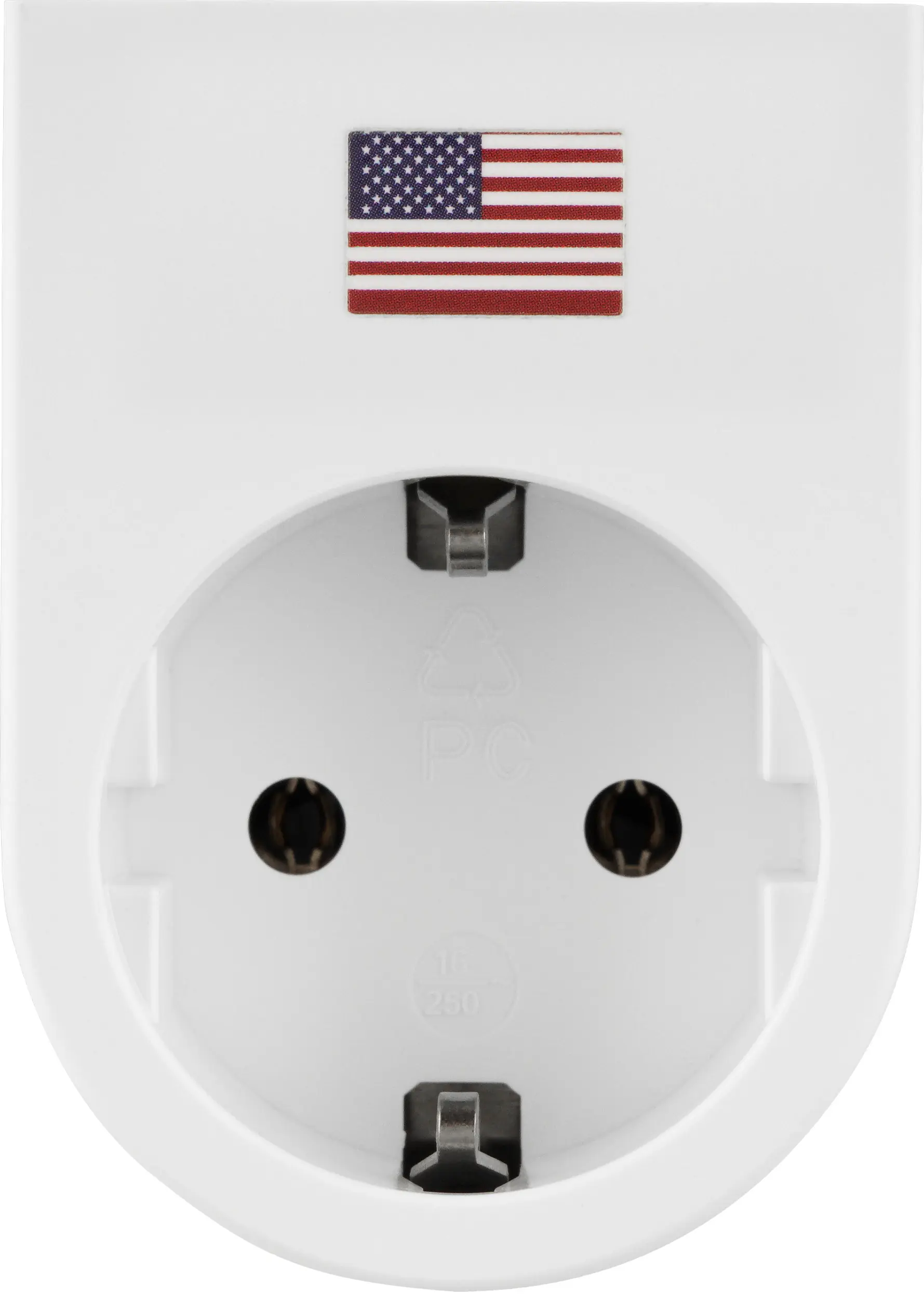 REV Reisestecker Traveler Plus USA weiß