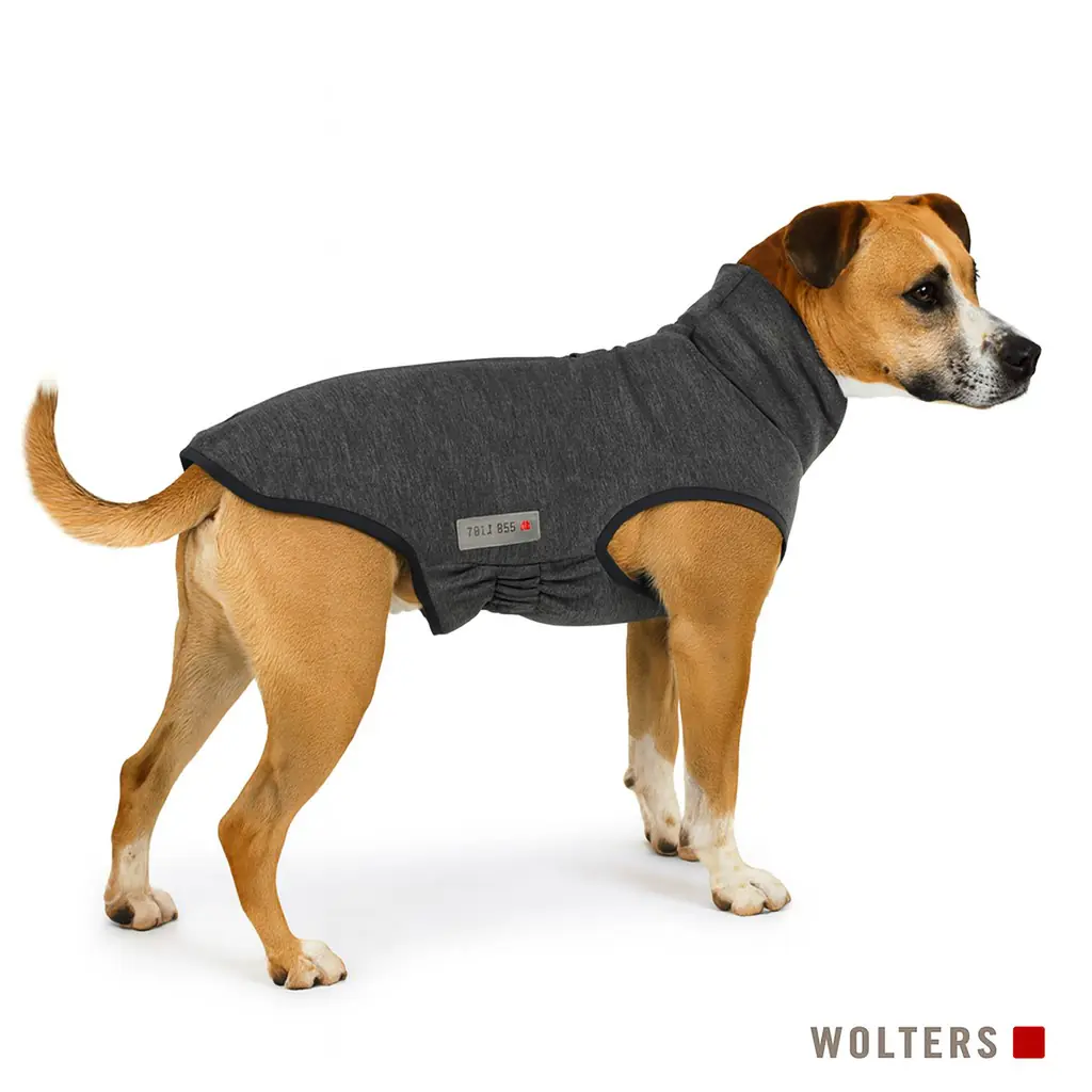 Wolters Hundebekleidung Fleecejacke Casual grau meliert