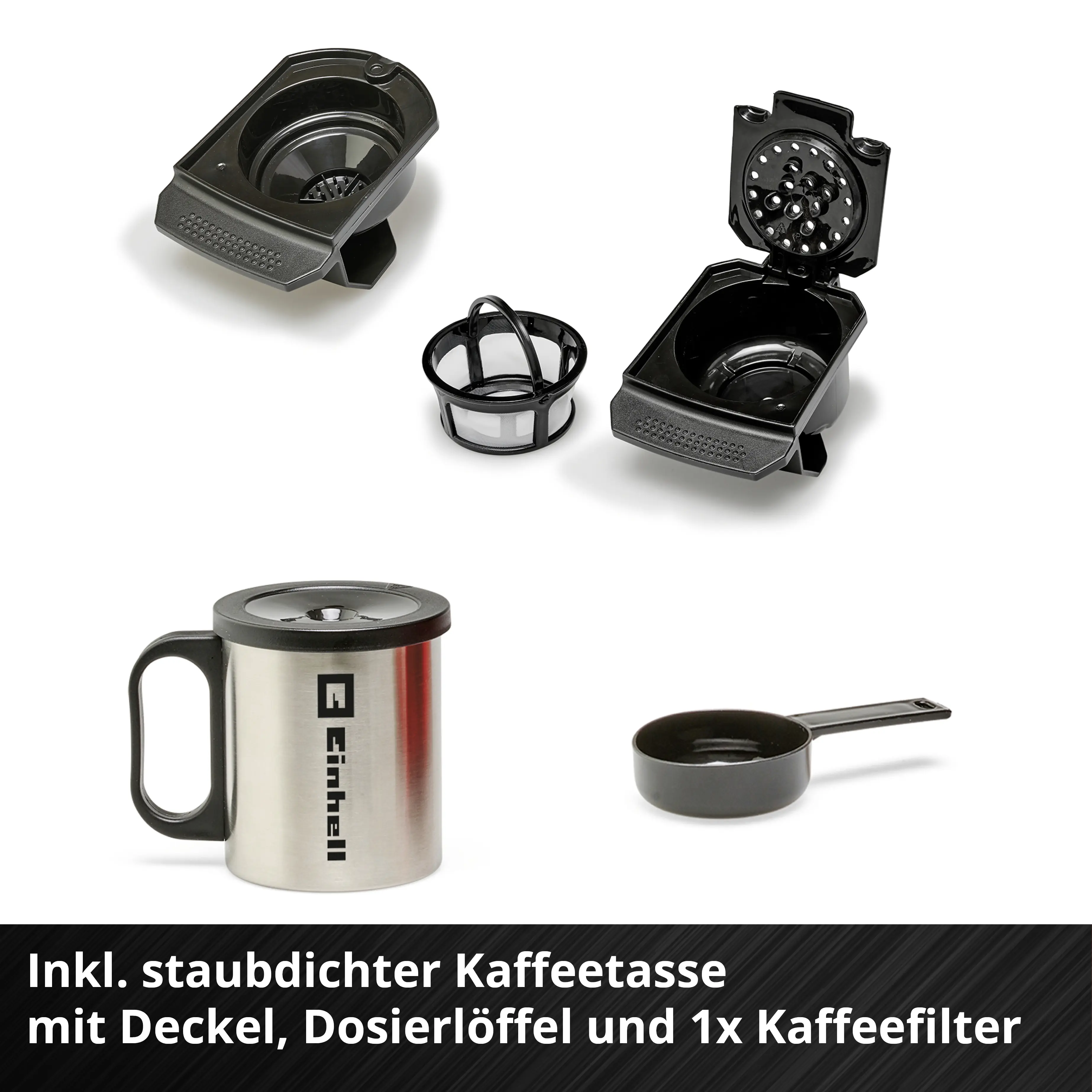 Einhell Expert Akku-Kaffeemaschine TE-CF 18 Li Solo 18 V