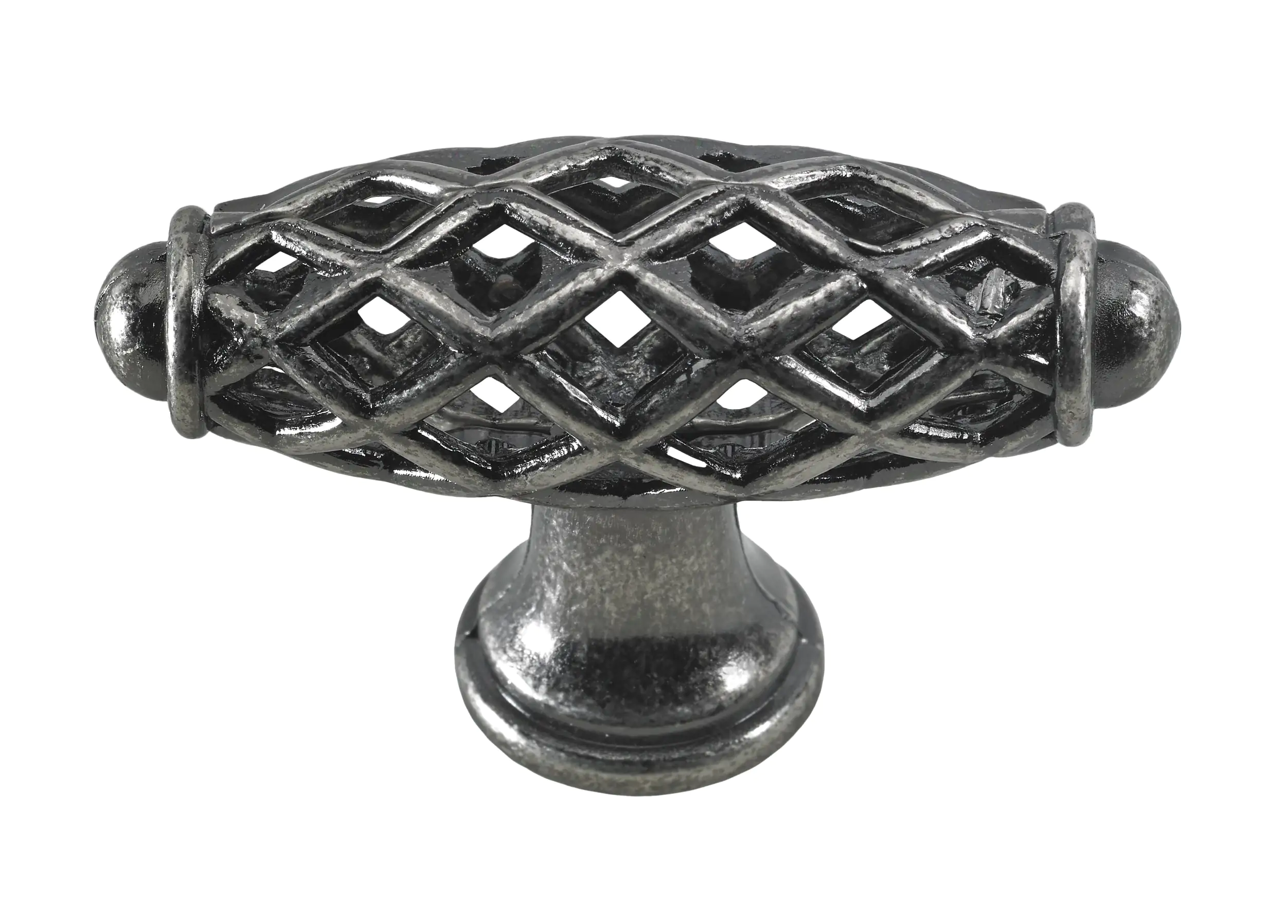 Hettich Möbelknopf Zinkdruckguss brüniert silber 58,0 x 20,0 mm - 1 Stück Hettich Möbelknopf Zinkdruckguss brüniert silber 58,0 x 20,0 mm - 1 Stück