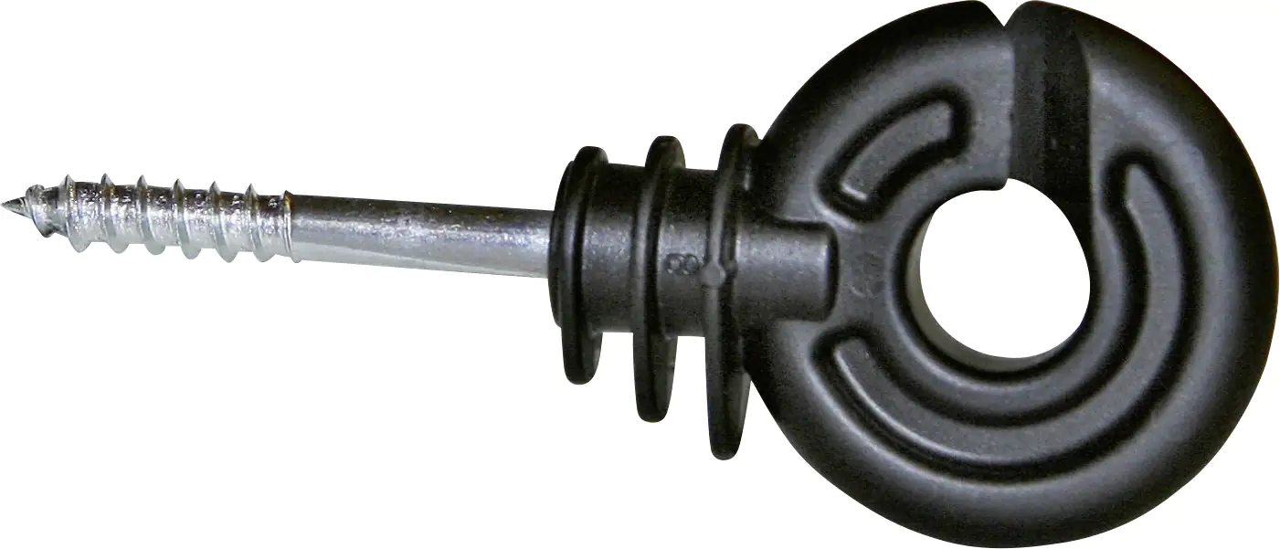 Kerbl Ringisolator kompakt schwarz 25 Stück