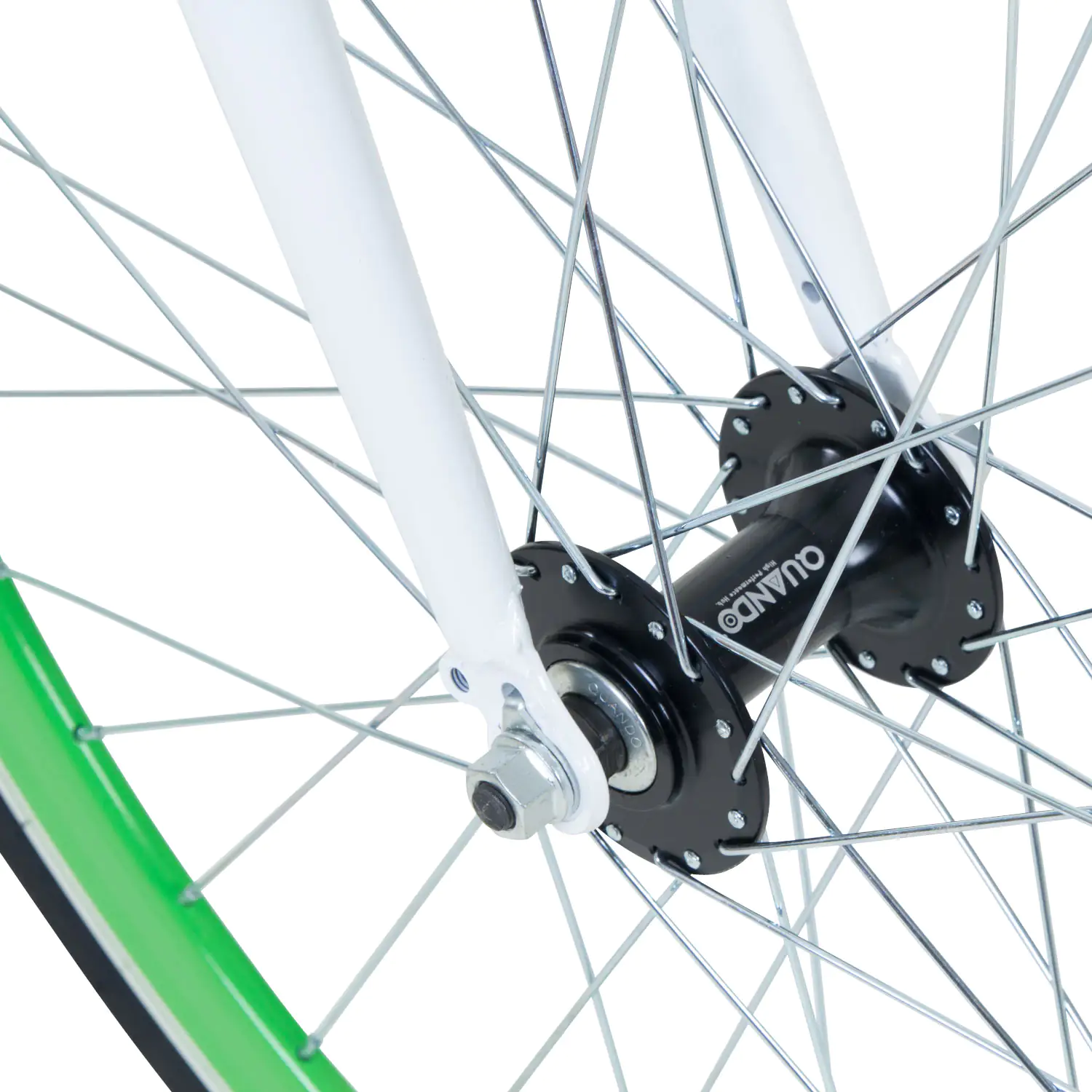 Galano Blade Fixiebike Singlespeed 28 Zoll RH 56cm 1-Gang weiß grün