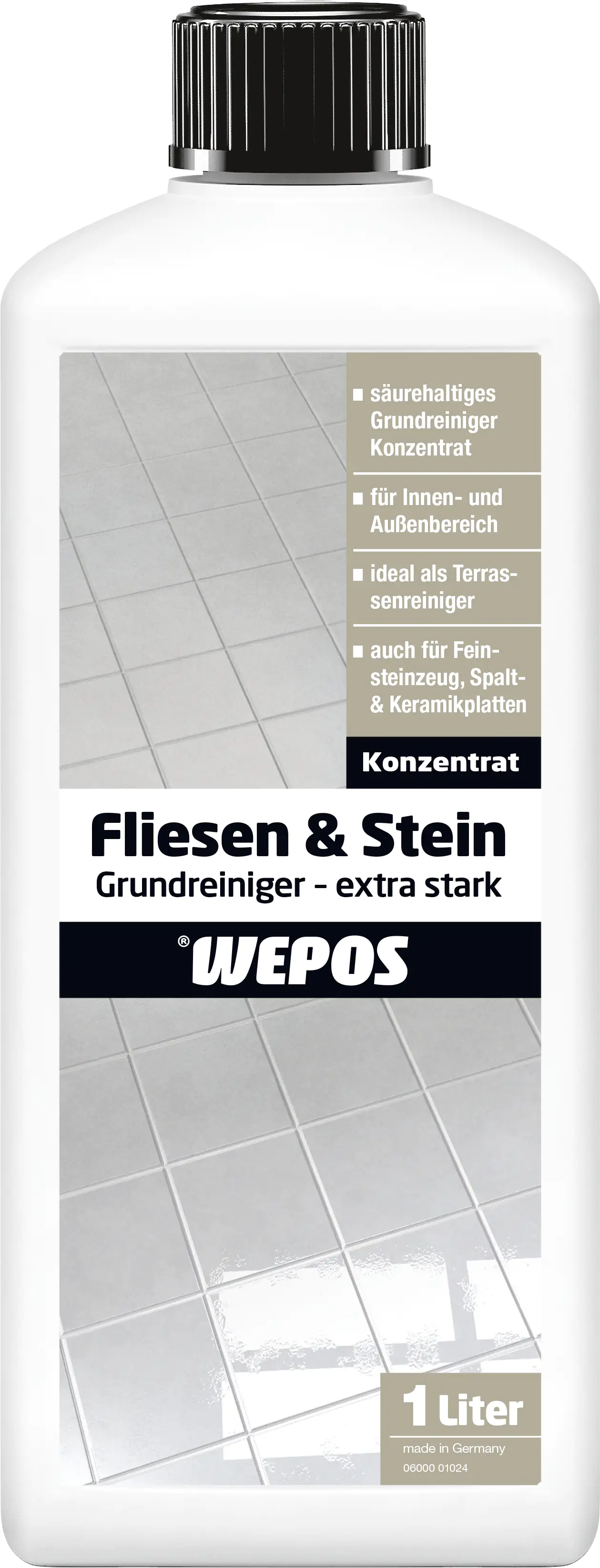 Wepos Fliesen- und Steinreiniger 1 L