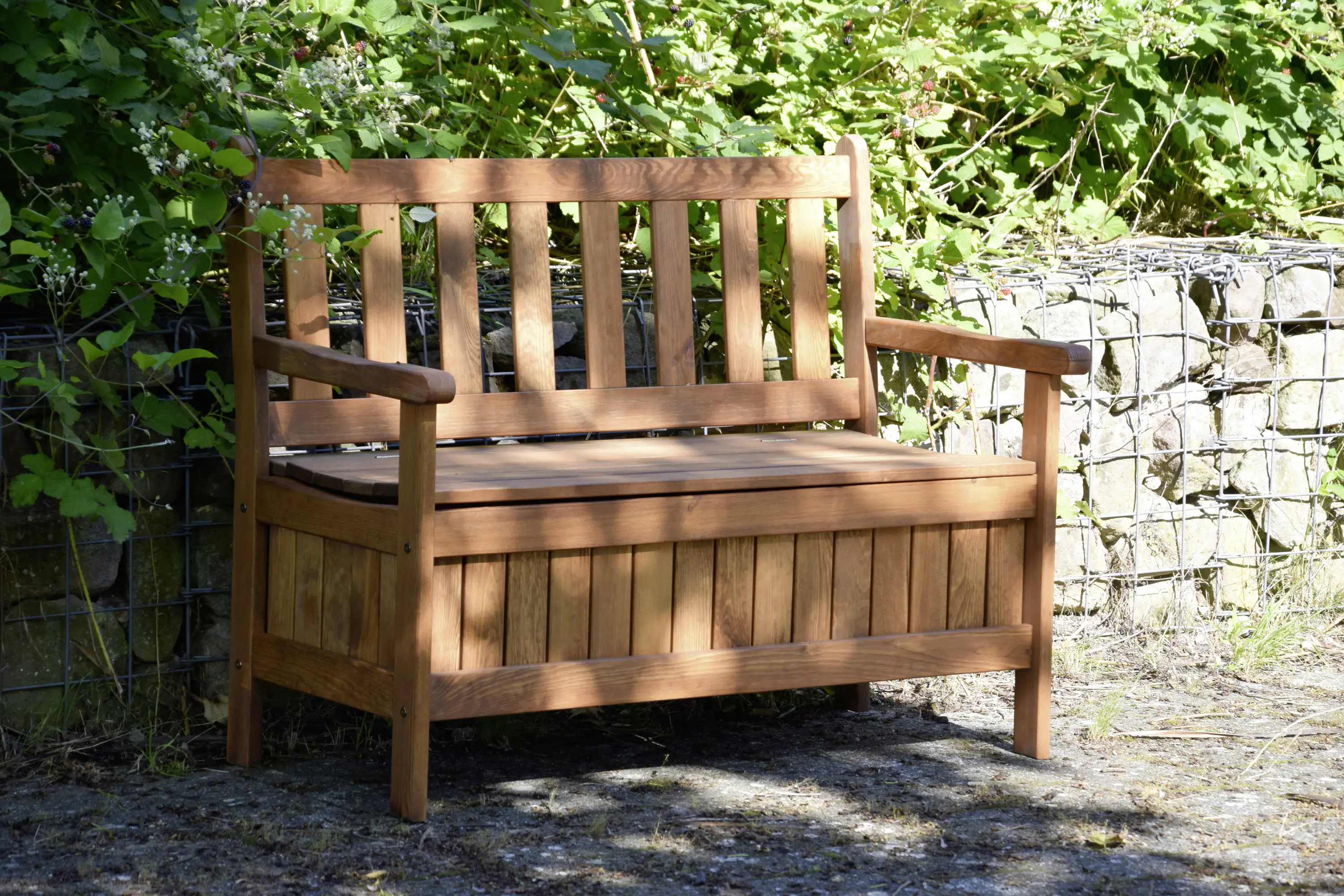 Dobar Massive Truhenbank mit Stauraum