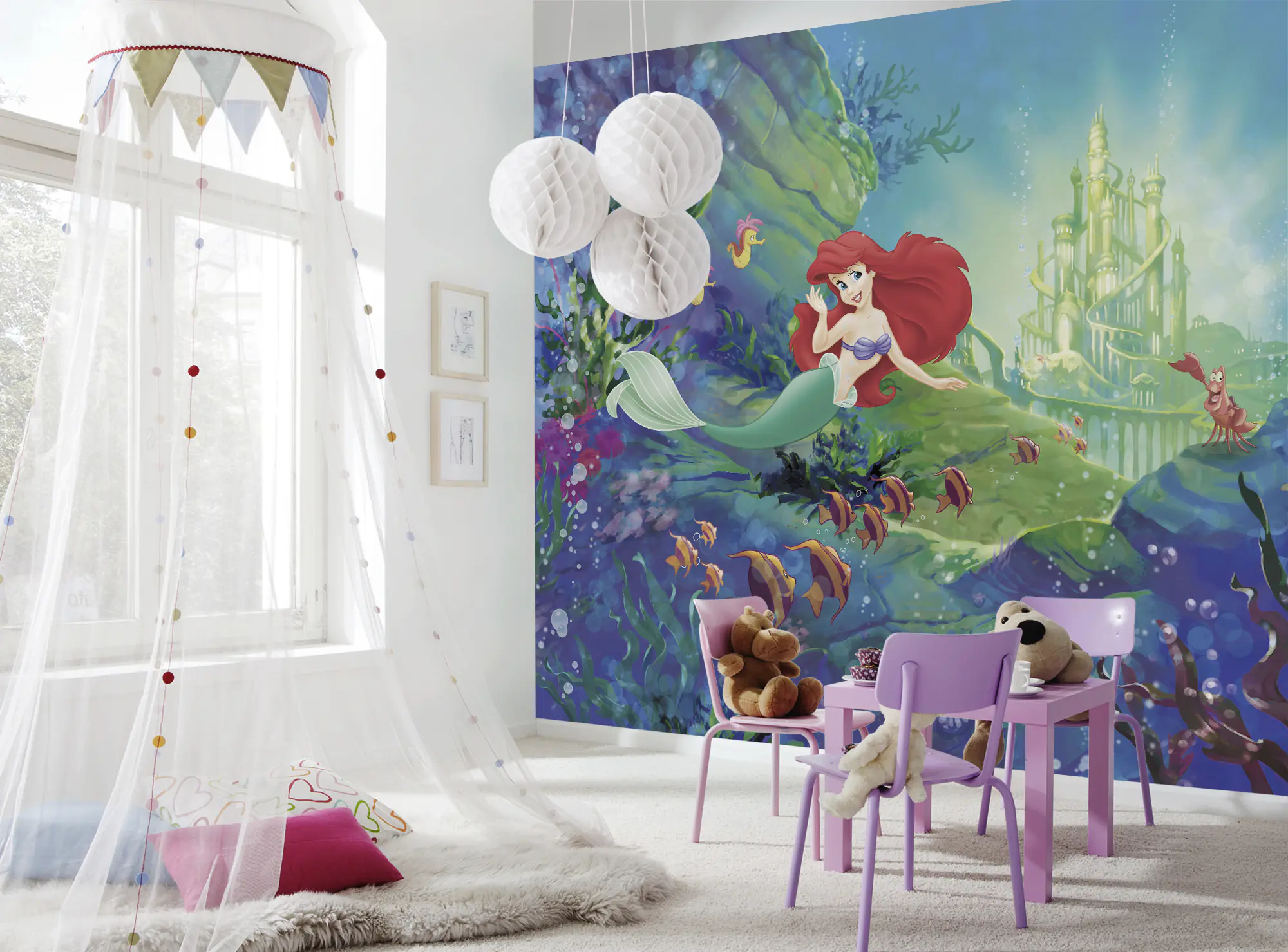 Komar Fototapete Ariel`s Castle 368 x 254 cm 