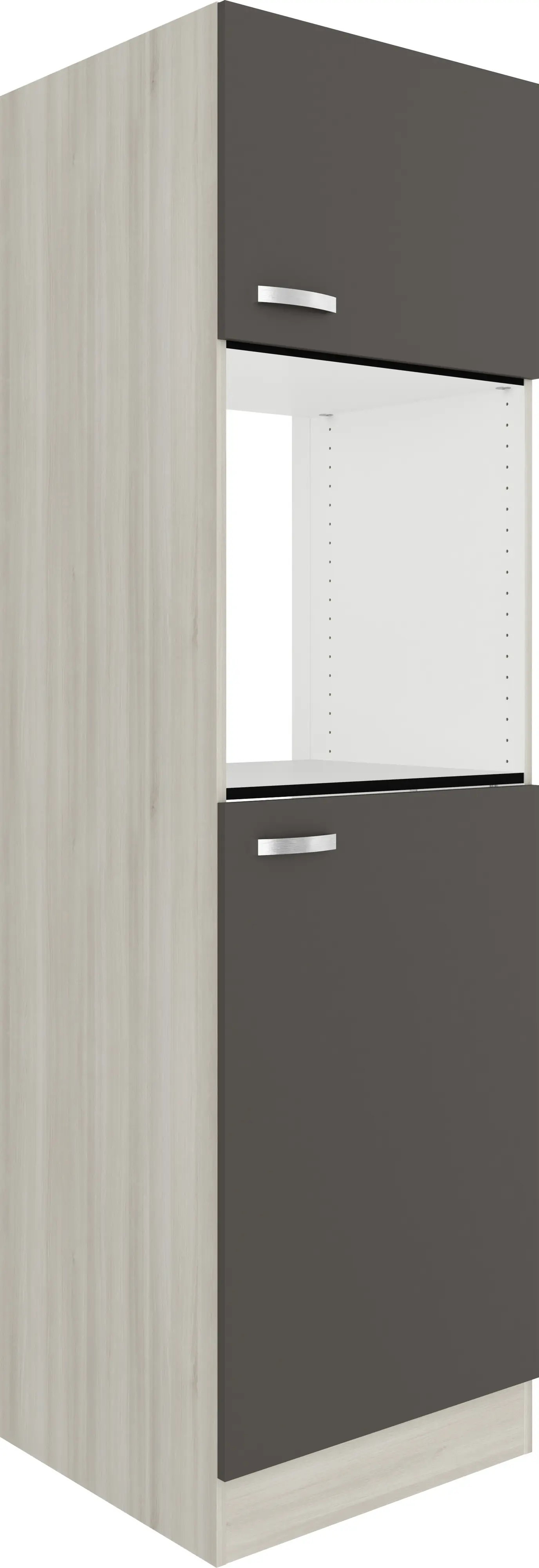 Optifit Hochschrank Faro 220 anthrazit/akazie 60 cm