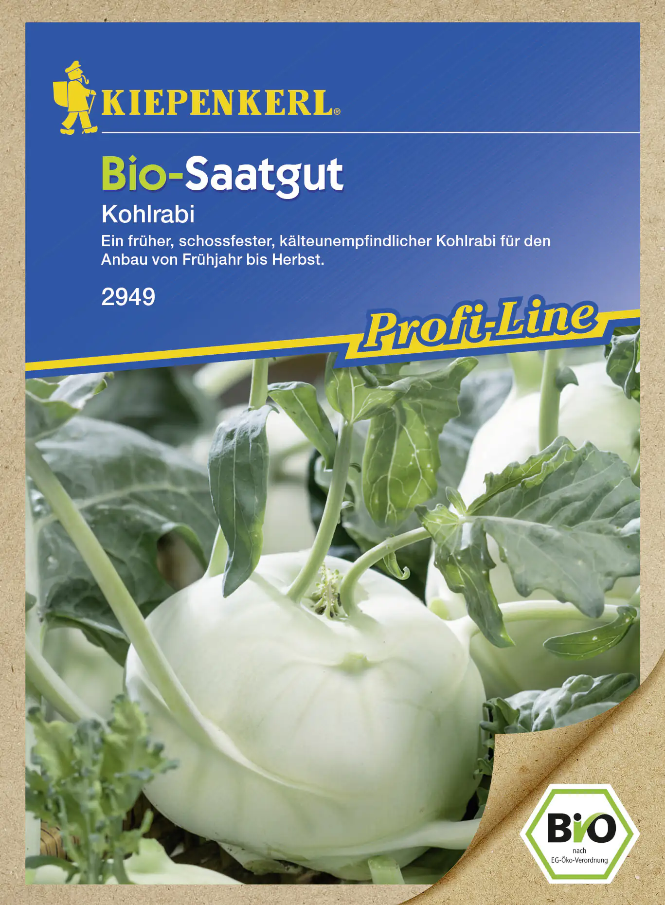 Kiepenkerl BIO Kohlrabi ca. 50 Pflanzen