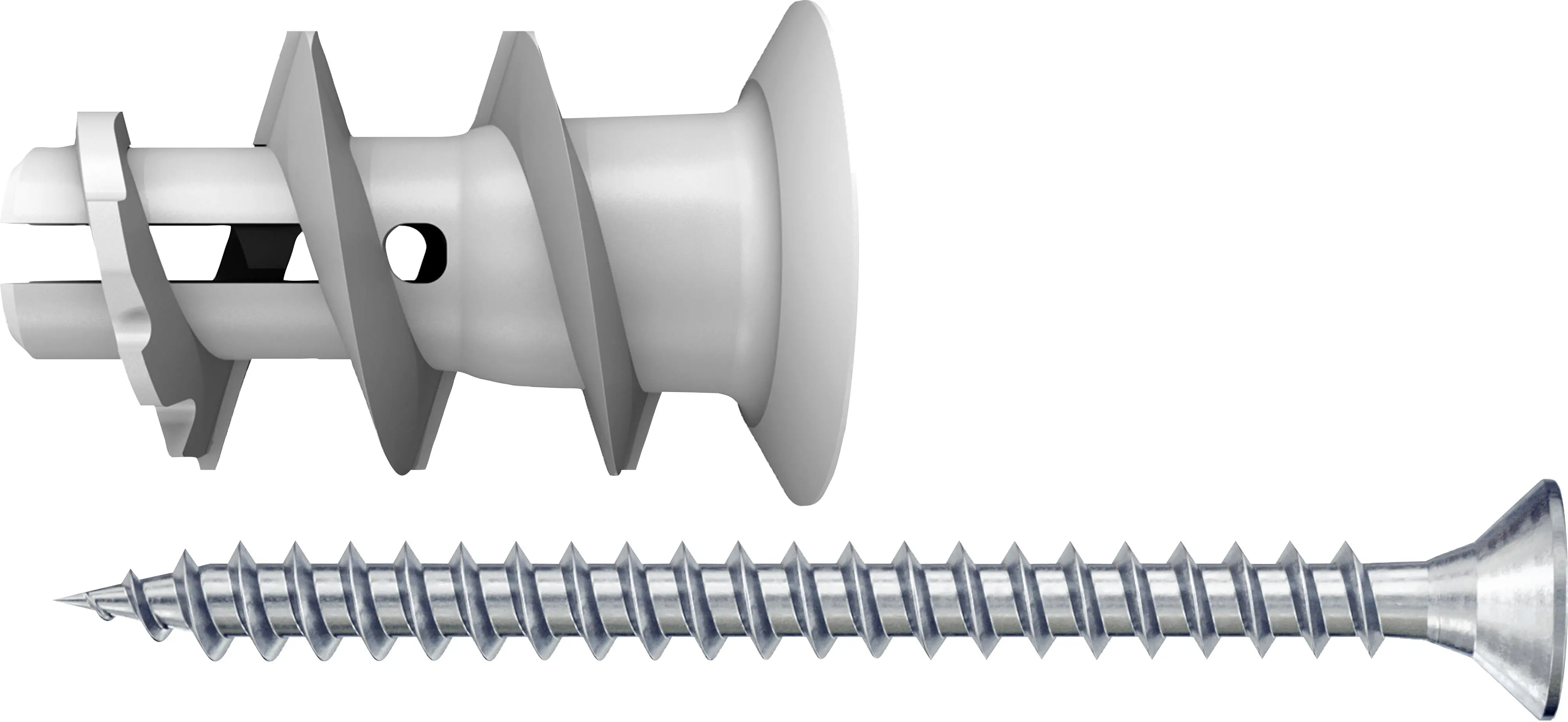 Fischer Gipskartondübel GK S 22 mm mit Schraube - 5 Stück