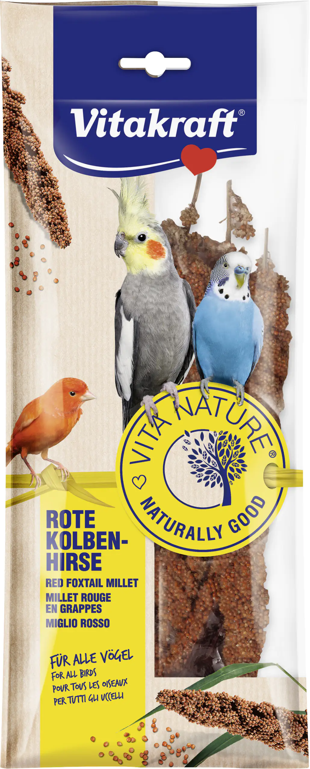 Vitakraft VITA NATURE® Rote Kolbenhirse 80 g Vitakraft VITA NATURE® Rote Kolbenhirse 80 g