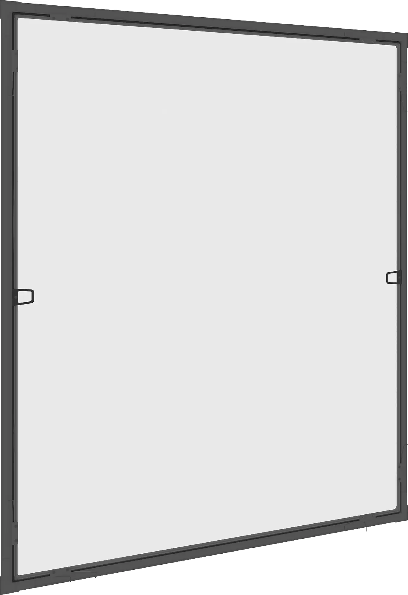 Windhager FliegenschutzFenster Ultra Flat 120 x 150 cm schwarz/anthrazit