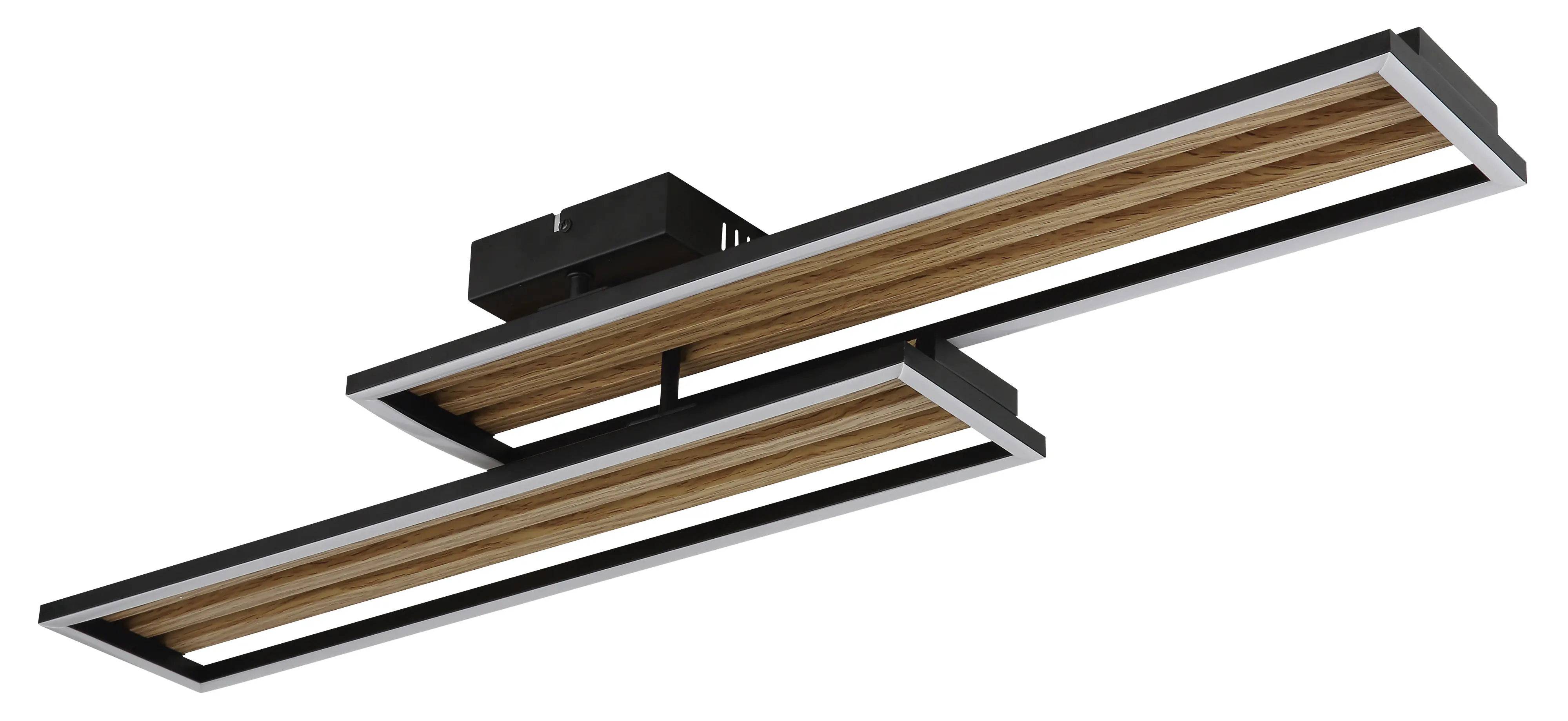 Globo Deckenleuchte Dakari I 90 x 21 cm L x B schwarz warmweiß