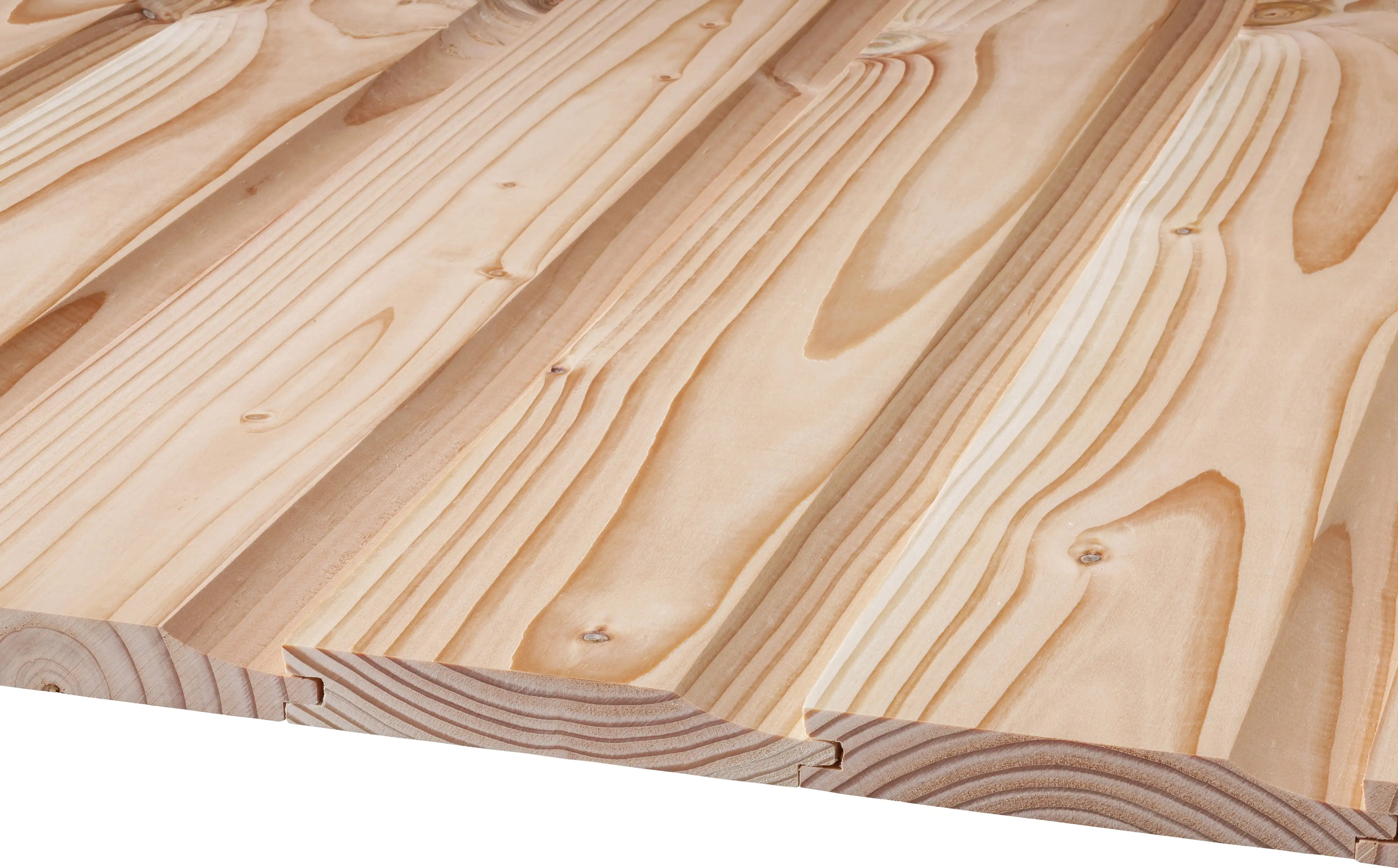 Stülpschalung Douglasie 250 x 12,1 cm 19 mm A B-Sortierung gehobelt