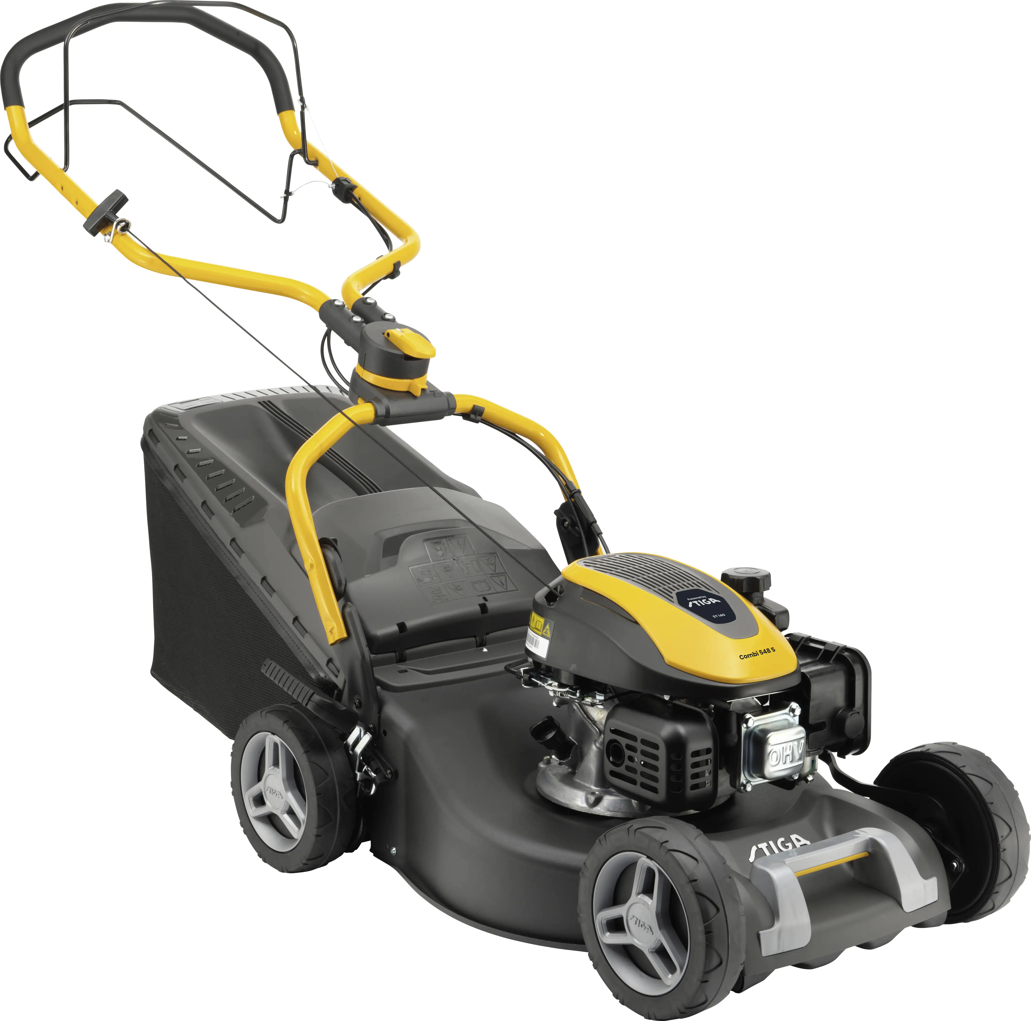 Stiga Benzin Rasemäher Combi 548 S 46 cm Schnittbreite inkl. Zubehör Stiga Benzin Rasemäher Combi 548 S 46 cm Schnittbreite inkl. Zubehör