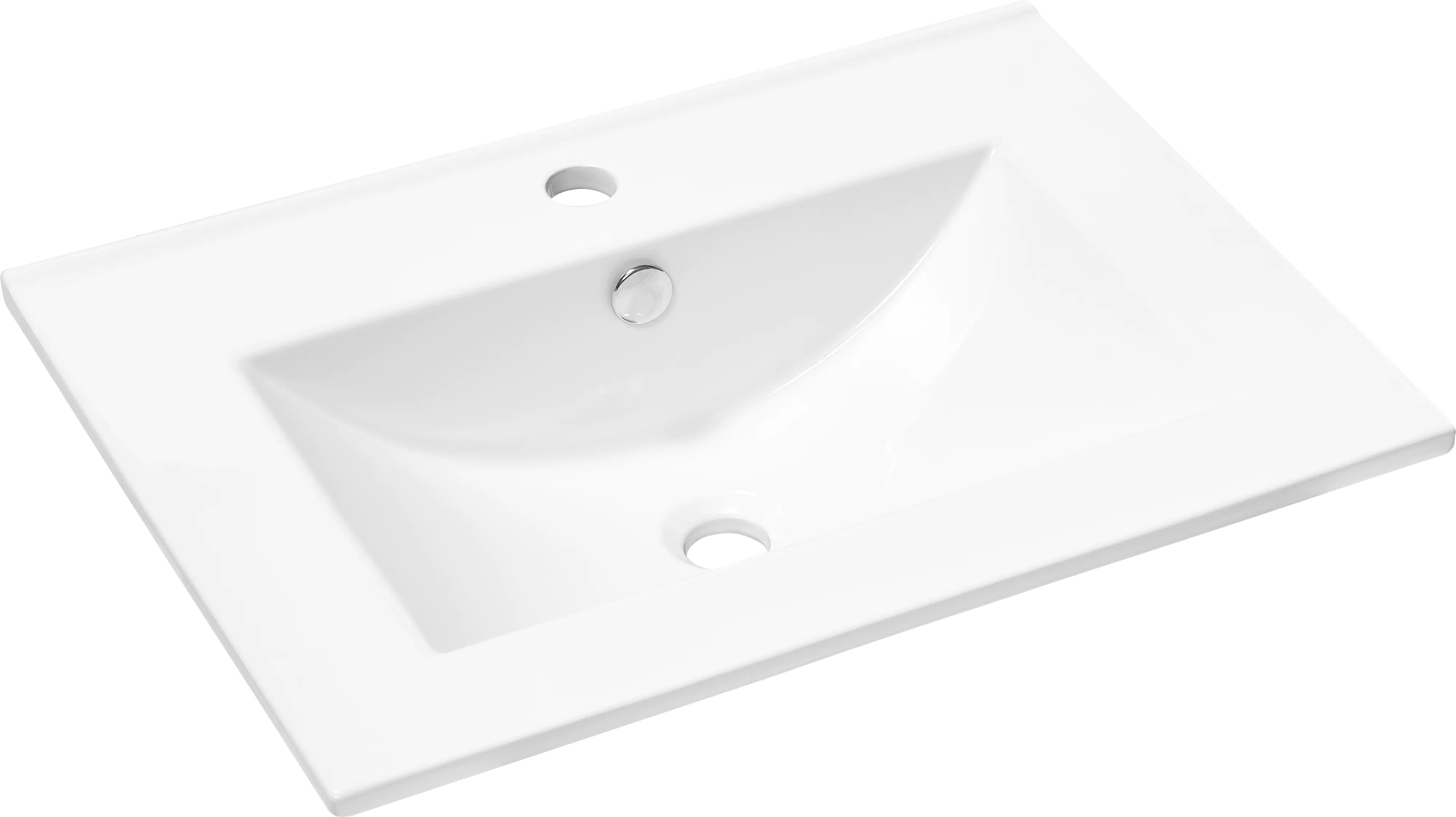 Primaster Keramikwaschbecken 61 cm Düsseldorf weiß Primaster Keramikwaschbecken 61 cm Düsseldorf weiß