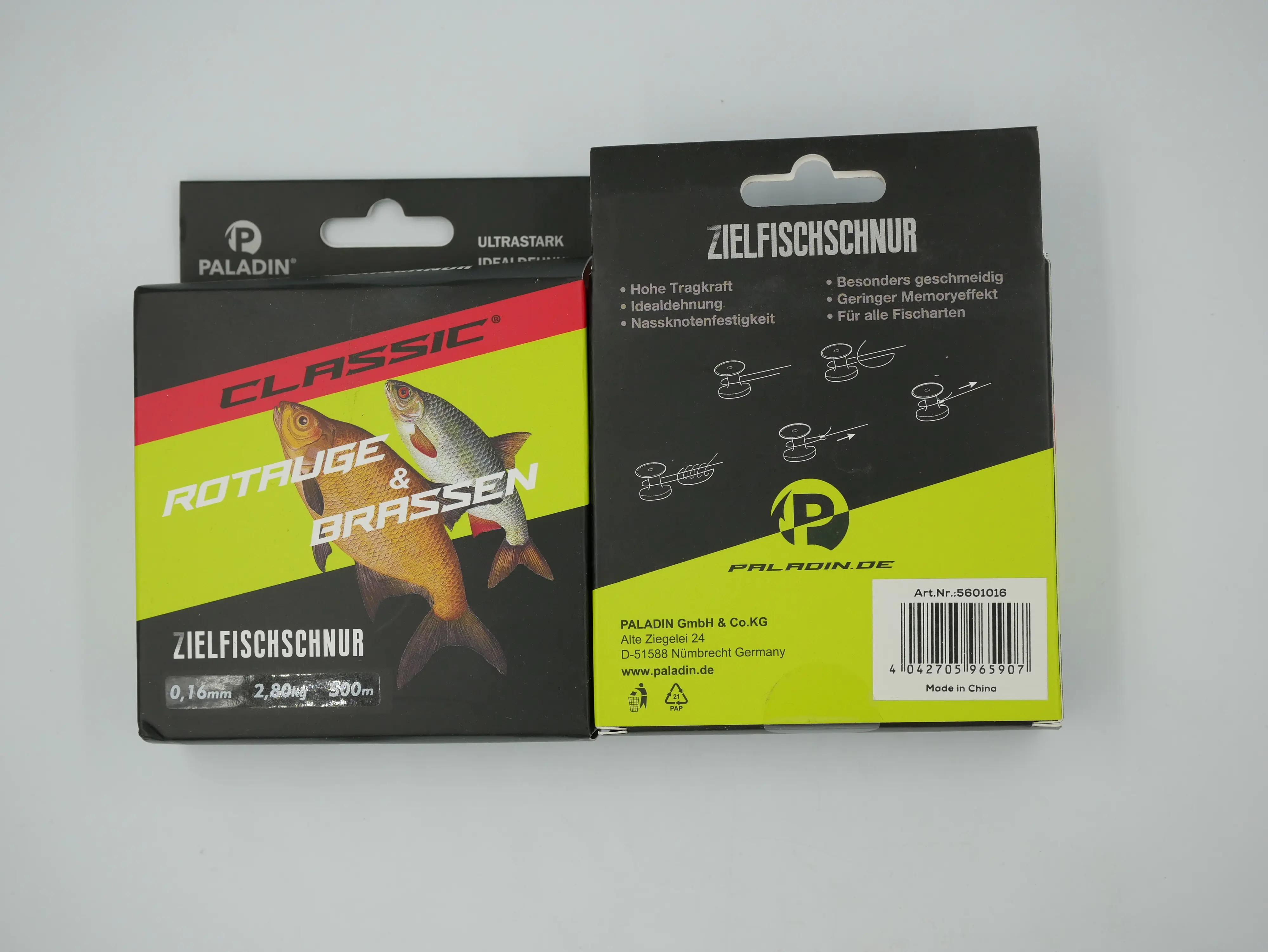 Paladin Angelschnur Rotauge Brasse 500 m 0,16 mm transparent