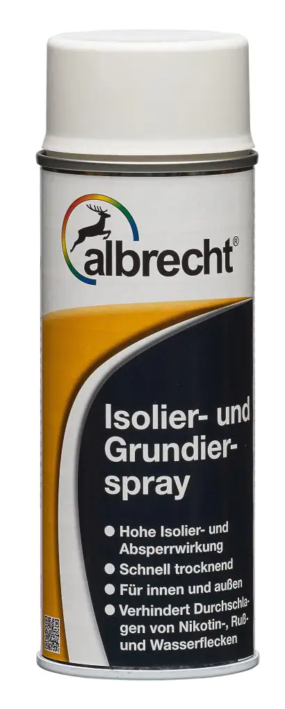 Albrecht Isolier und Grundierspray 400 ml weiß