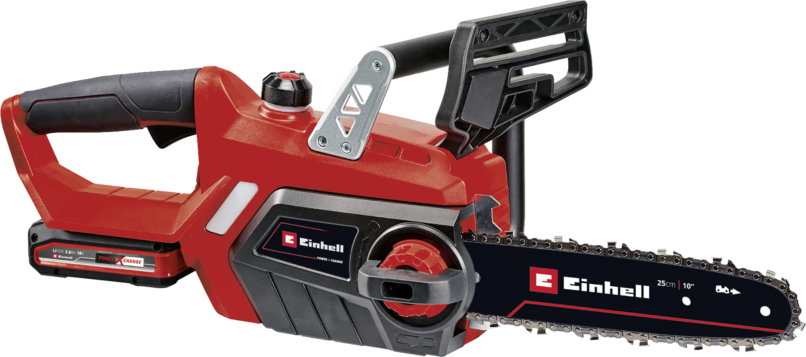 Einhell Akku-Kettensäge GE-LC 18/25-1 Li Kit 25 cm Schwertlänge mit 3,0 Ah Akku Einhell Akku-Kettensäge GE-LC 18/25-1 Li Kit 25 cm Schwertlänge mit 3,0 Ah Akku