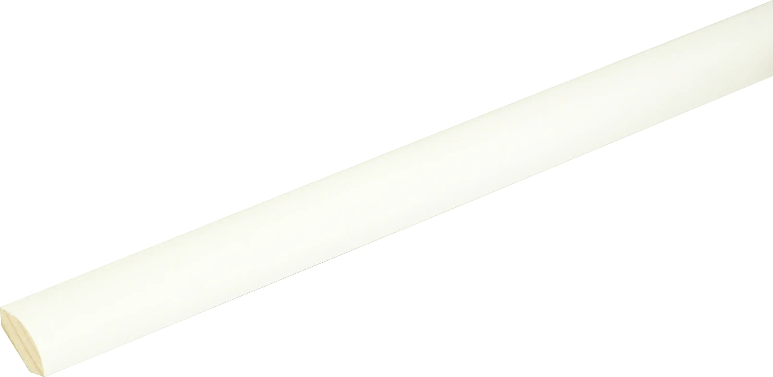 FN Neuhofer Viertelrundstab L0184 RAL9010 240 cm 14 x 14 mm