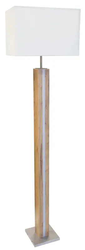 Globo Stehleuchte Forest 27 x 150 cm L x H holzoptik hell