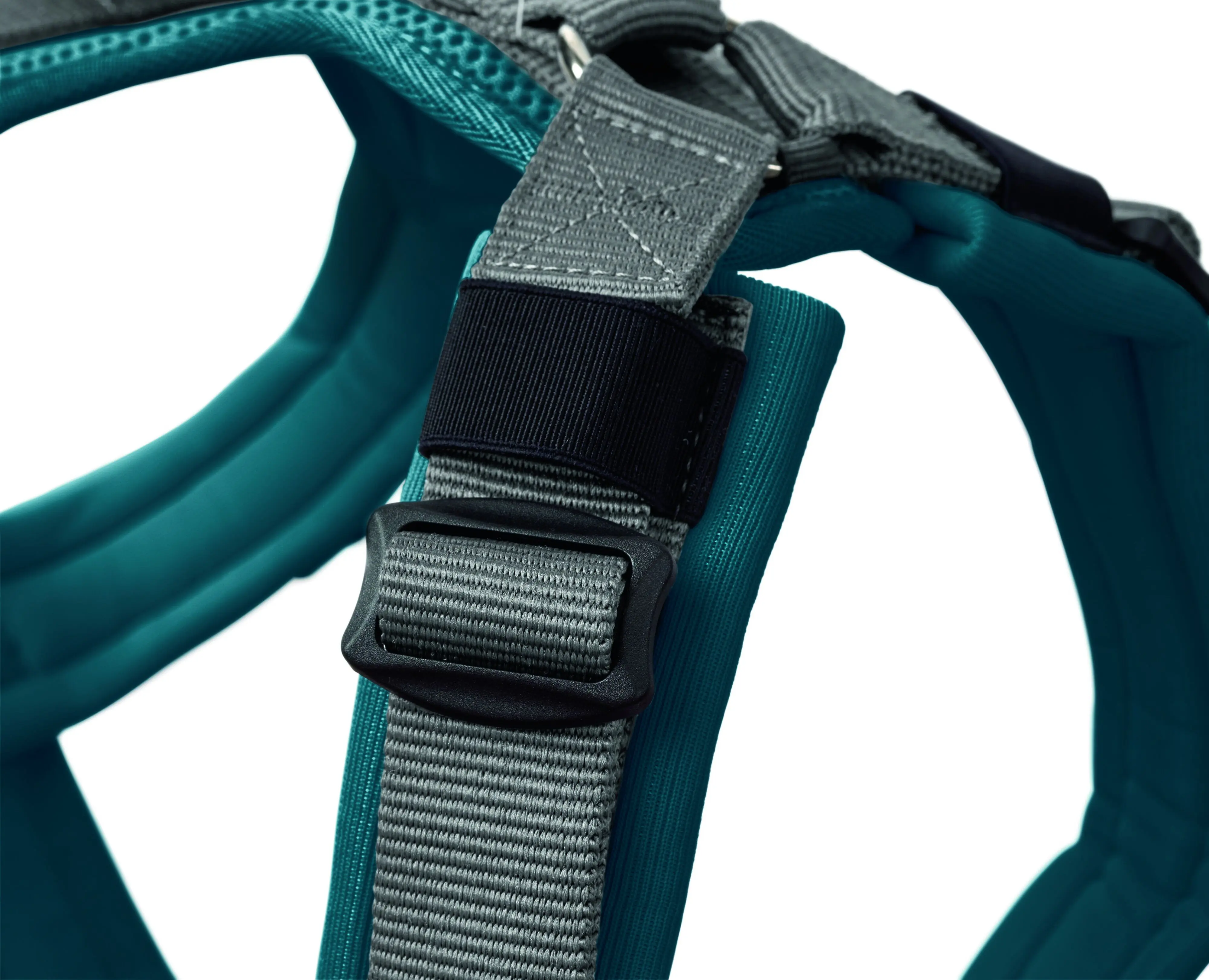 Hunter Hundegeschirr Maldon Up mit Griff M-L petrol/grau