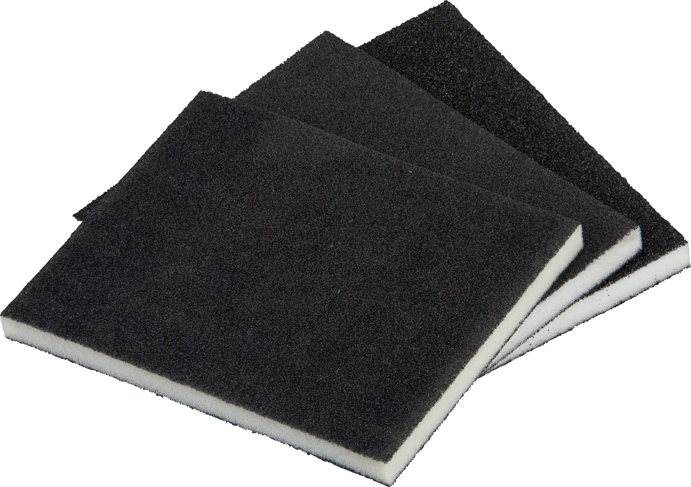 Wolfcraft Schleifschwamm 3 Stück Maß: 123 x 98 x 10 mm, K 60, 120, 180