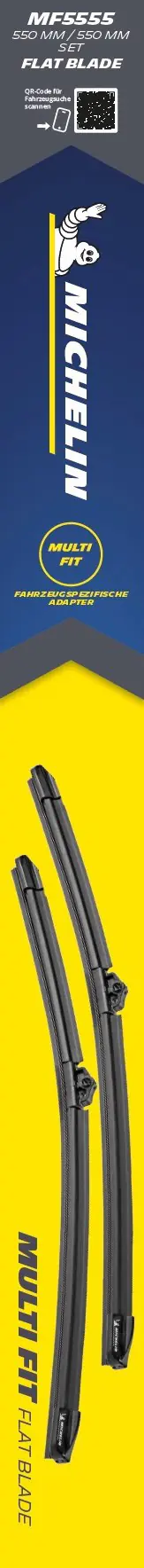 Michelin Scheibenwischer Multi Fit Set MF5555