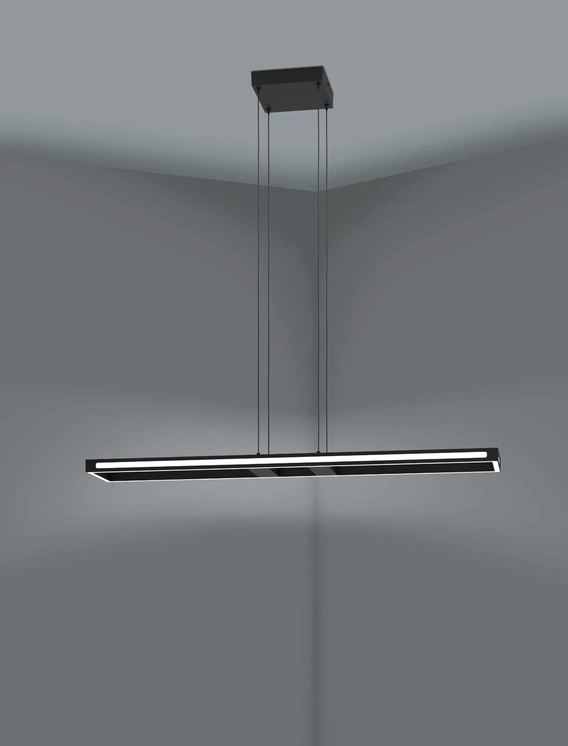 Eglo Connect LED Pendelleuchte Salvilanas-Z schwarz 116 x 20 x 110 cm