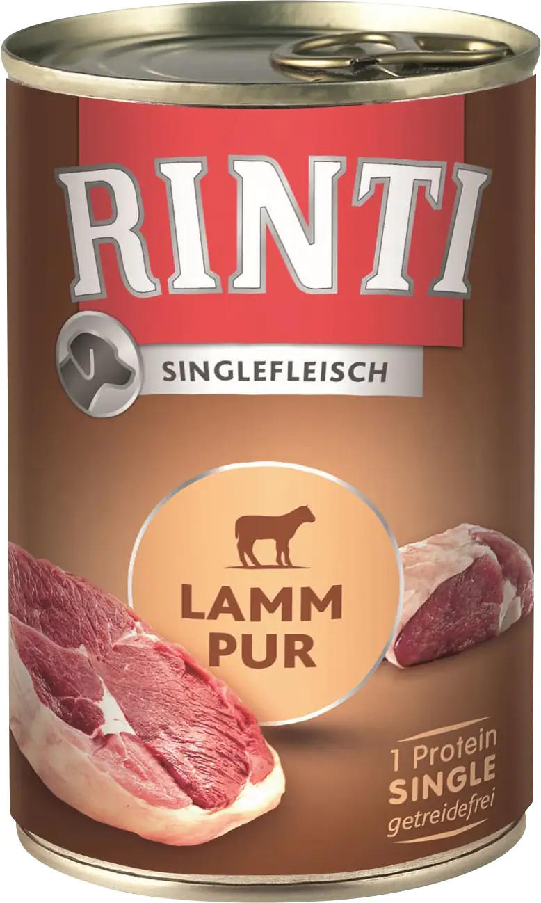 4000158940414 Rinti Singlefleisch Lamm 400 g Adult