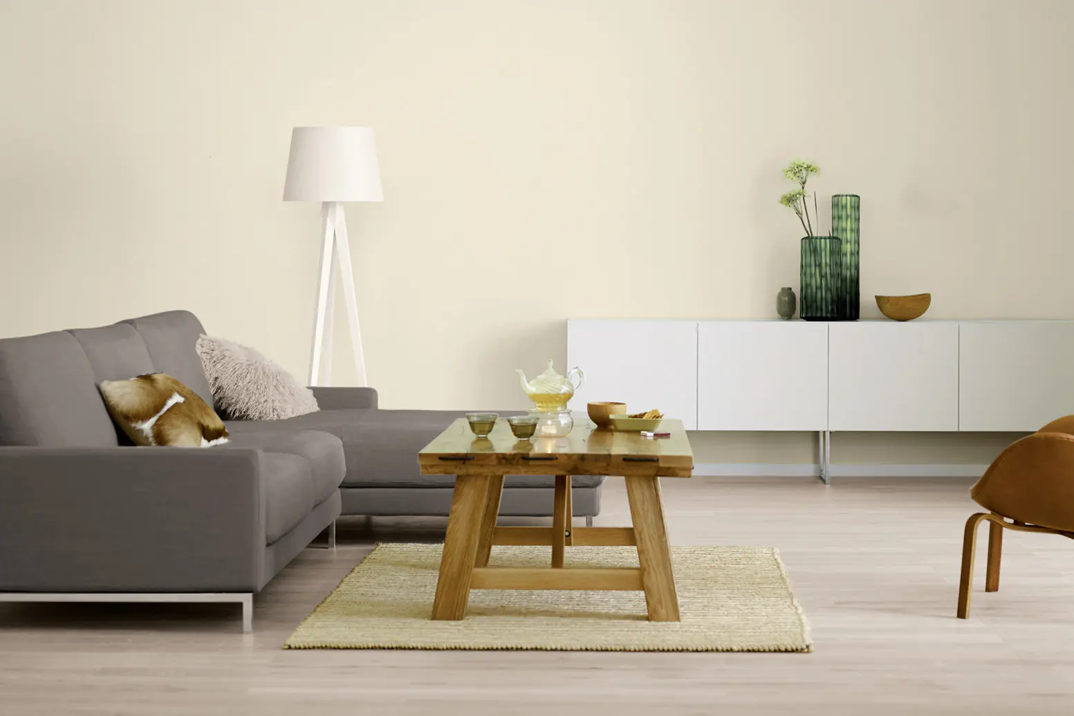 Alpina Farbrezepte Wandfarbe Sanftes cremiges Cashmere matt 2,5 L