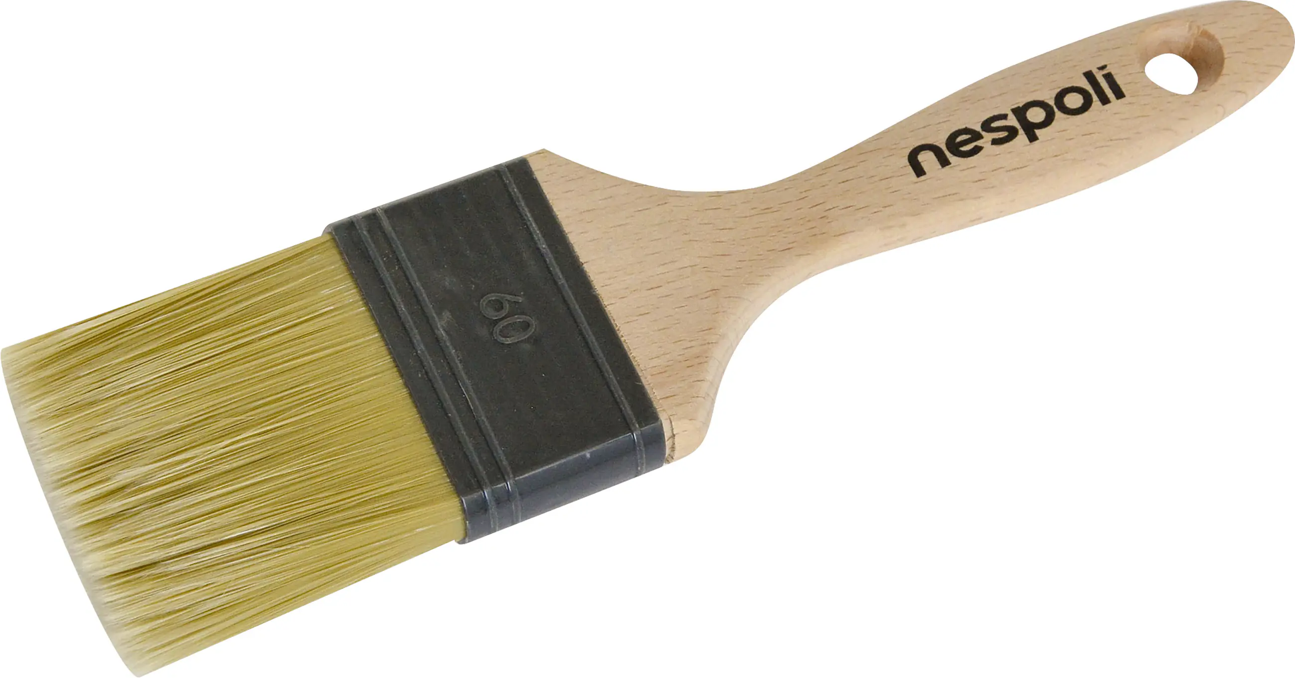 Nespoli Flachpinsel 60 mm beige  Nespoli Flachpinsel 60 mm beige