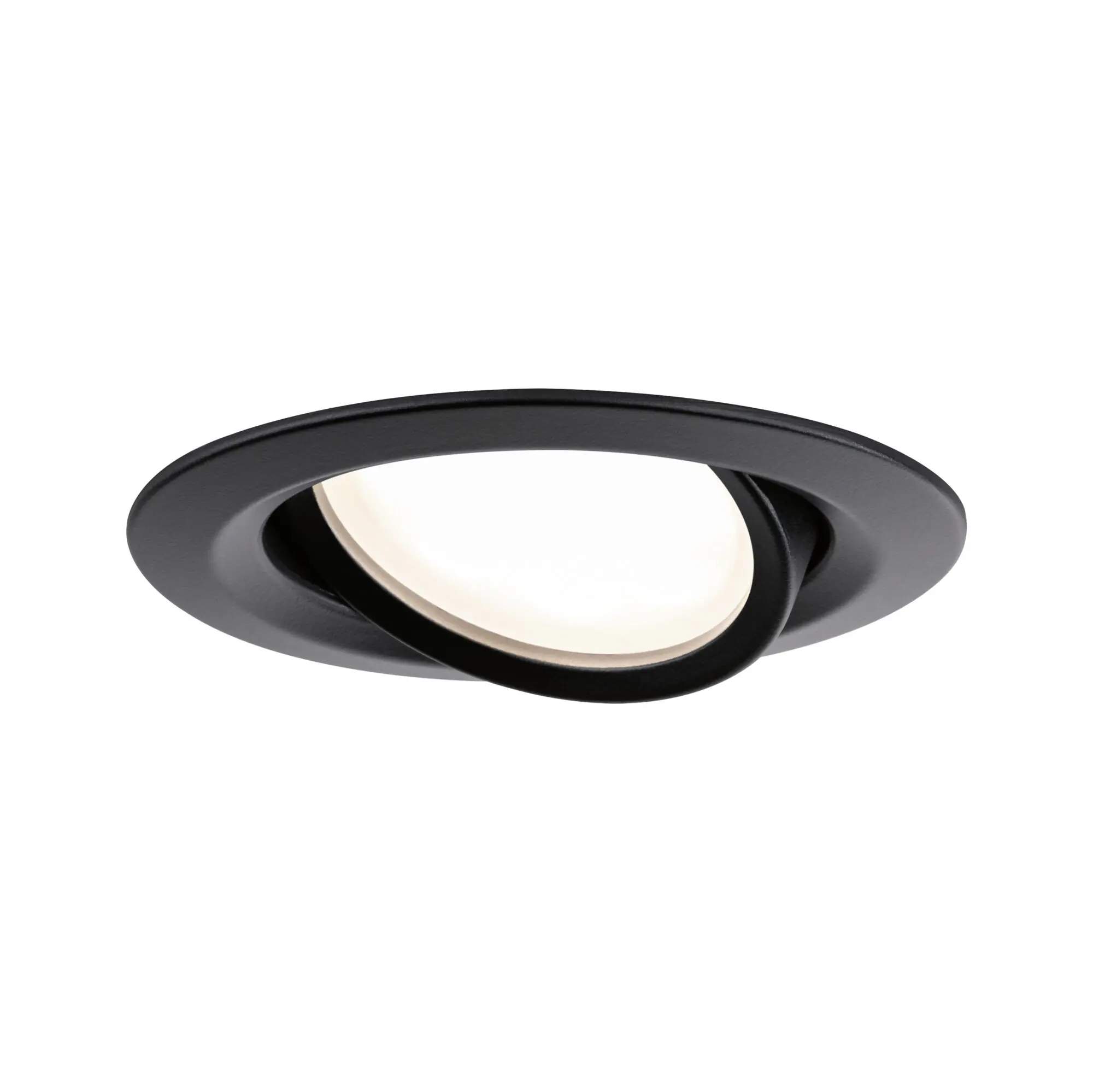 Paulmann LED Einbauleuchte Coin Nova Plus schwarz matt Ø 9,3 cm schwenkbar warmweiß