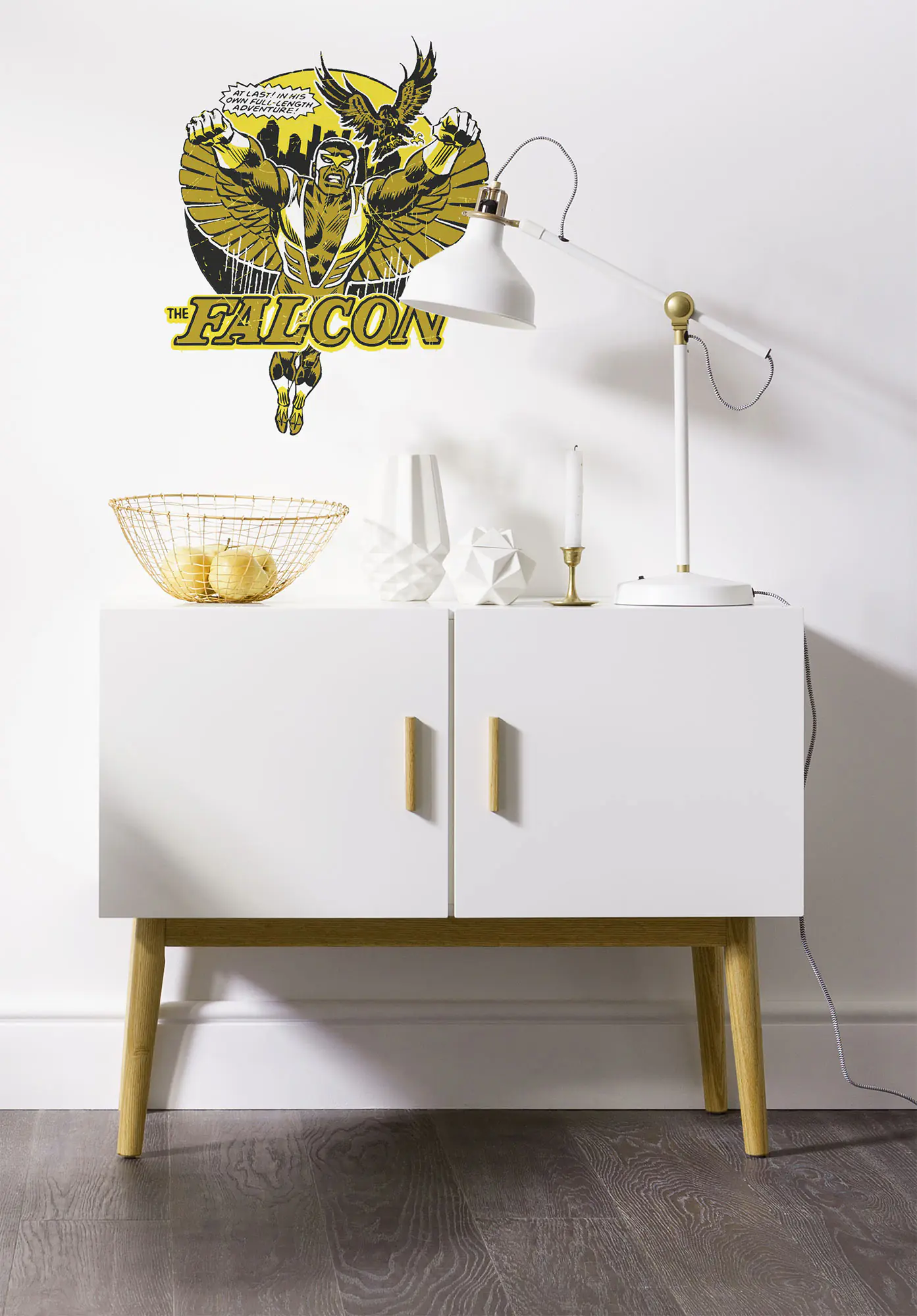 Komar Dekosticker Falcon Gold Classic 50 x 70 cm  