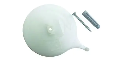 Gardinia Deckenträger für Alu-Vorhangschiene weiß, 3-läufig, 2 Stück