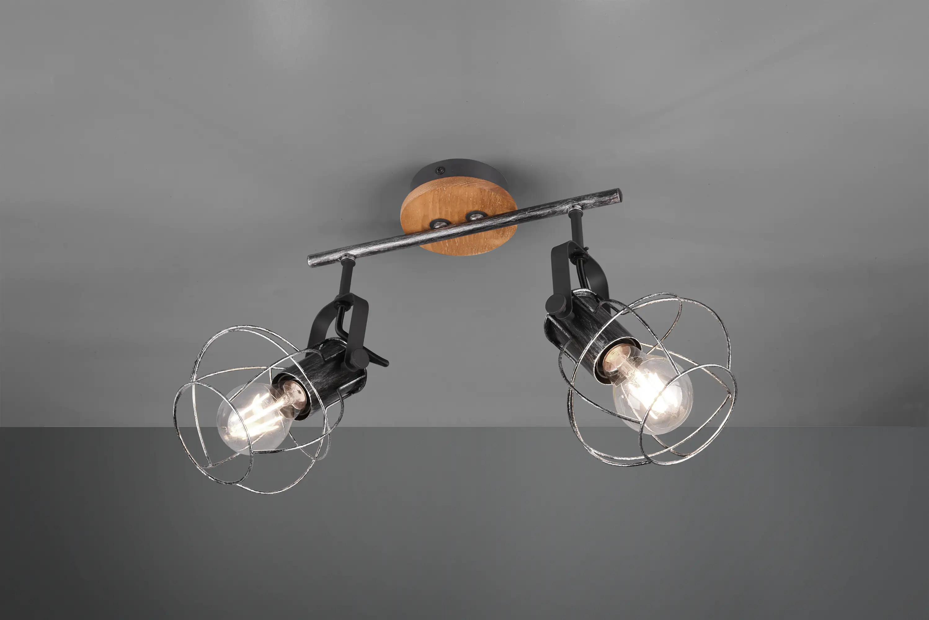 Trio Leuchten Spot Madras silberfarbig antik kaufen Globus Baumarkt