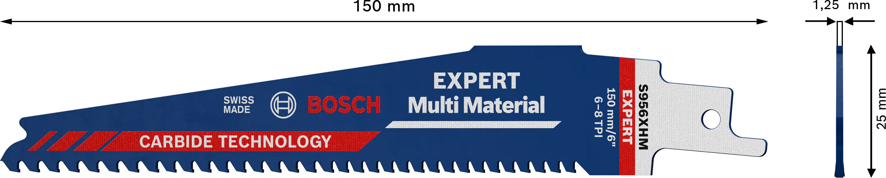 Bosch Expert Multi Material Säbelsägeblatt S956 XHM Bosch Expert Multi Material Säbelsägeblatt S956 XHM