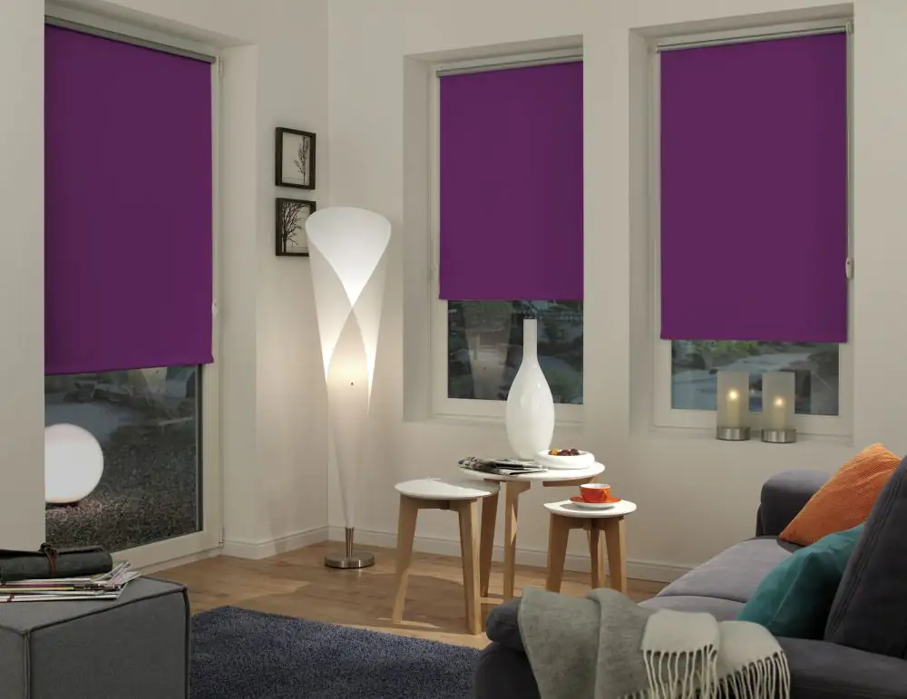 Gardinia EasyFix Thermo Rollo lila, 75 x 150 cm