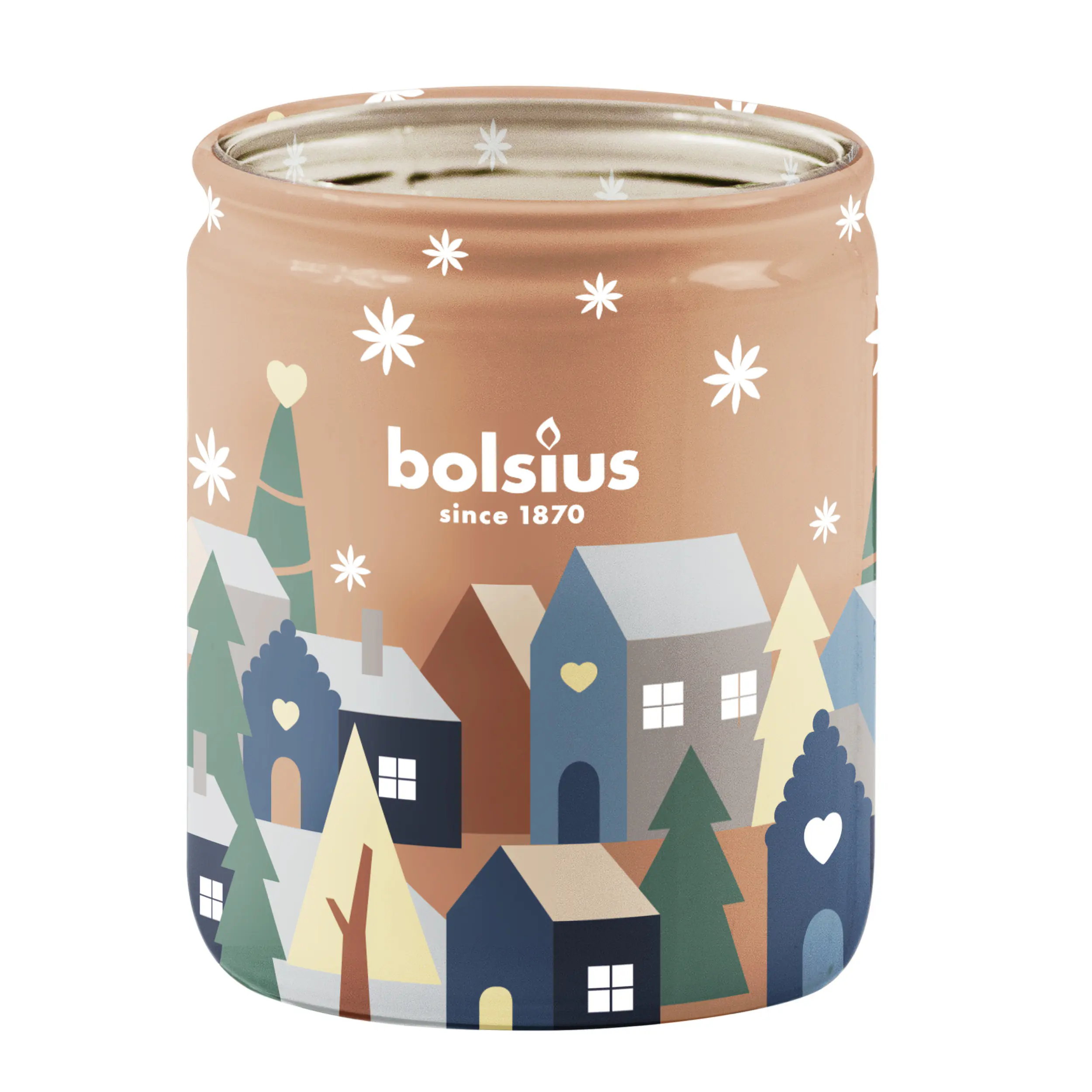 Bolsius Duftkerze im Glas true glow Ø 6,8 x 8 cm silent night