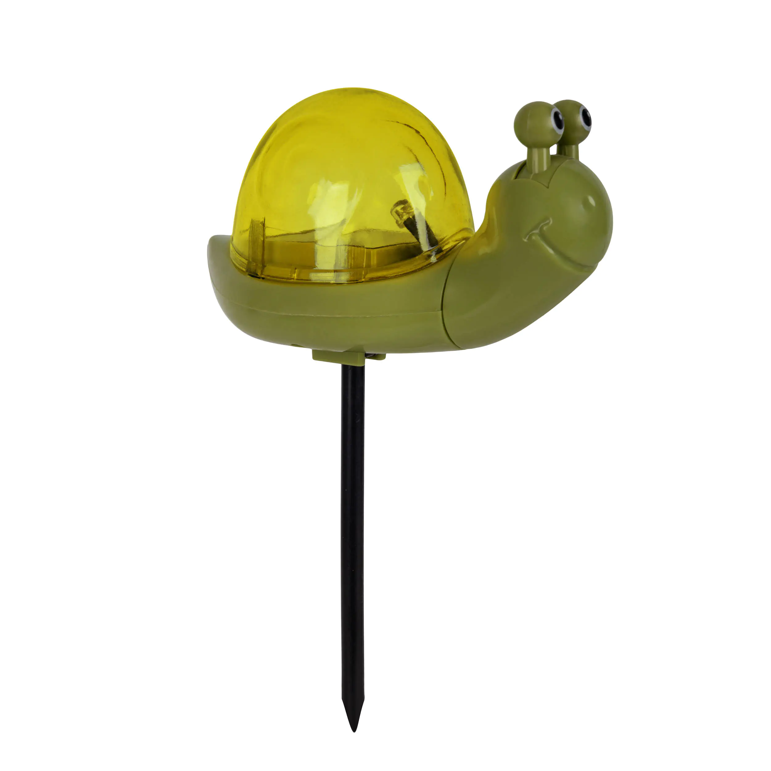 Light & More LED Solarleuchte Schnecke gelb
