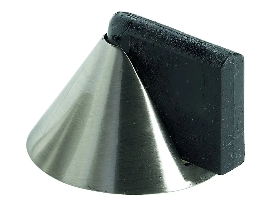 4008057064262 Hettich Türstopper 25,0 x 35,0 mm Edelstahl-Optik - 1 Stück