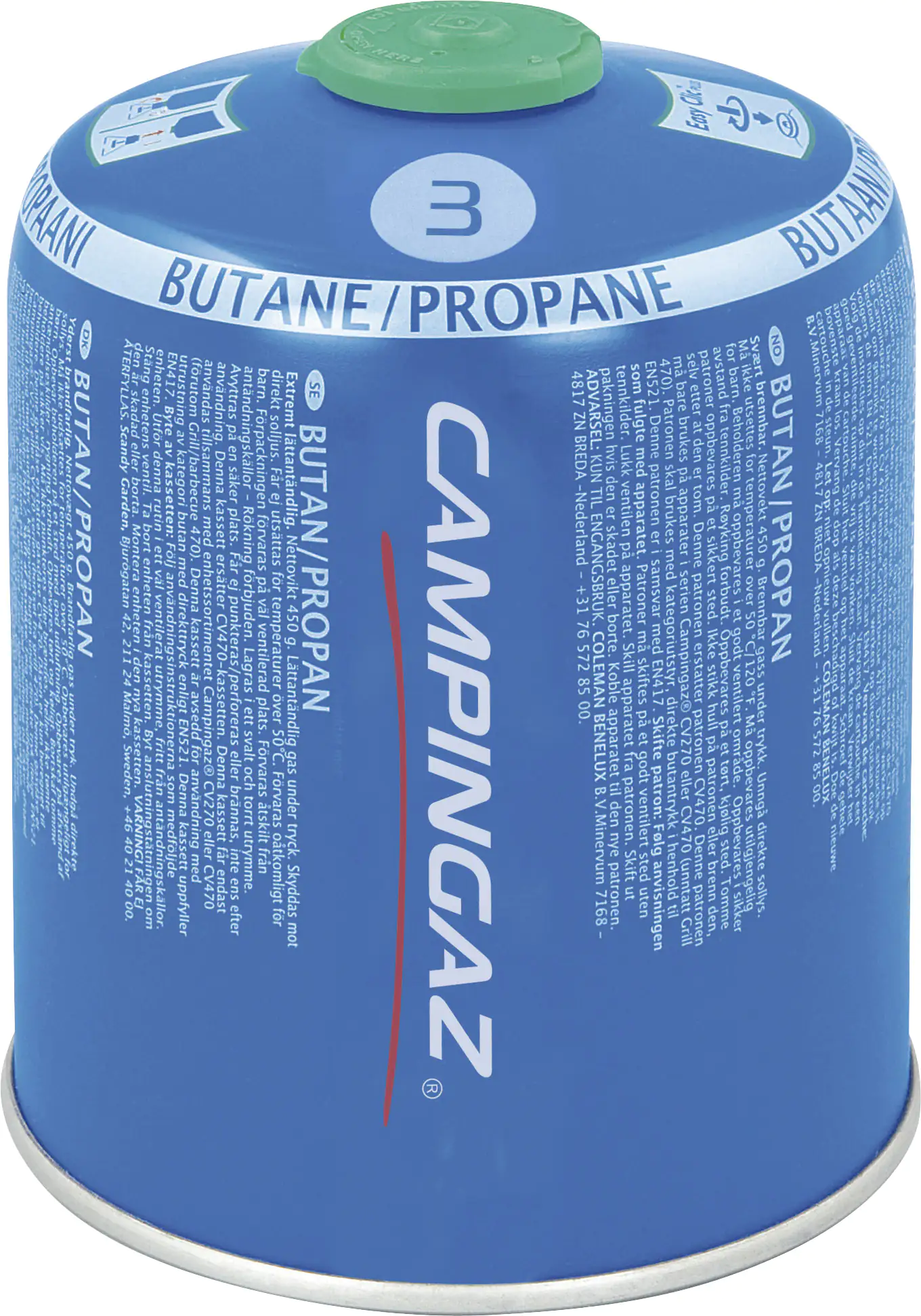 Campingaz Gaskartusche CV 470 Plus mit Ventil Nettogewicht: 450 g