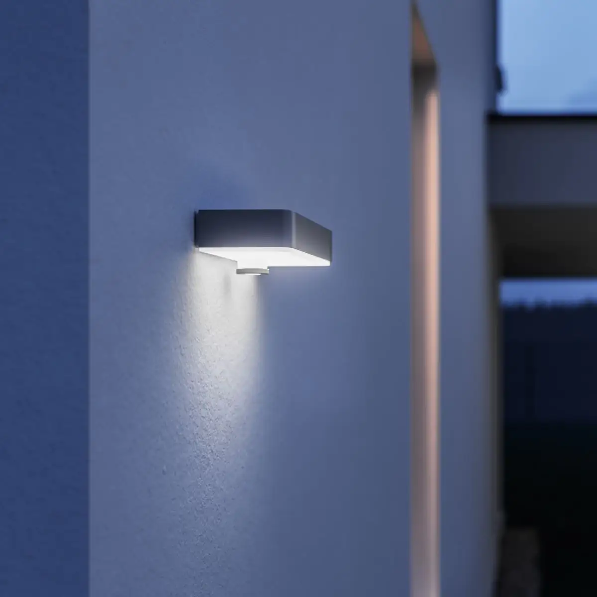 4007841052652_12 Steinel LED Solar Außenleuchte XSolar SOL-O Sensor silber