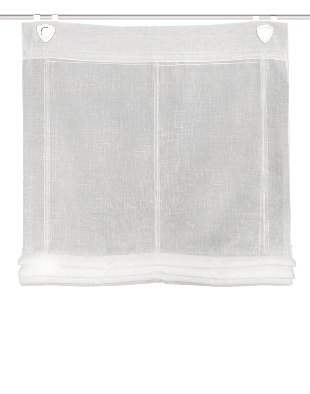 Raffrollo Casper weiß 130 x 45 cm