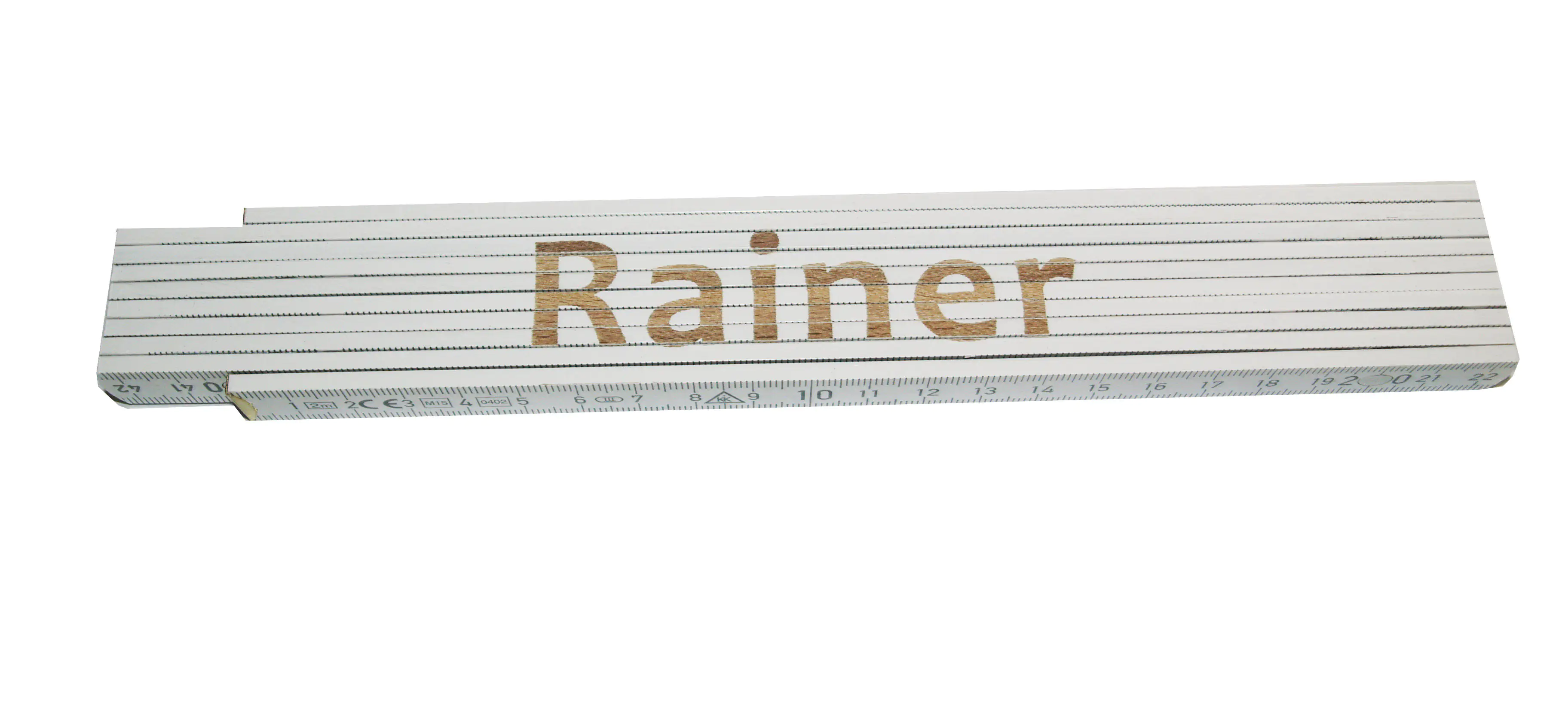 Zollstock Rainer 2 m weiß