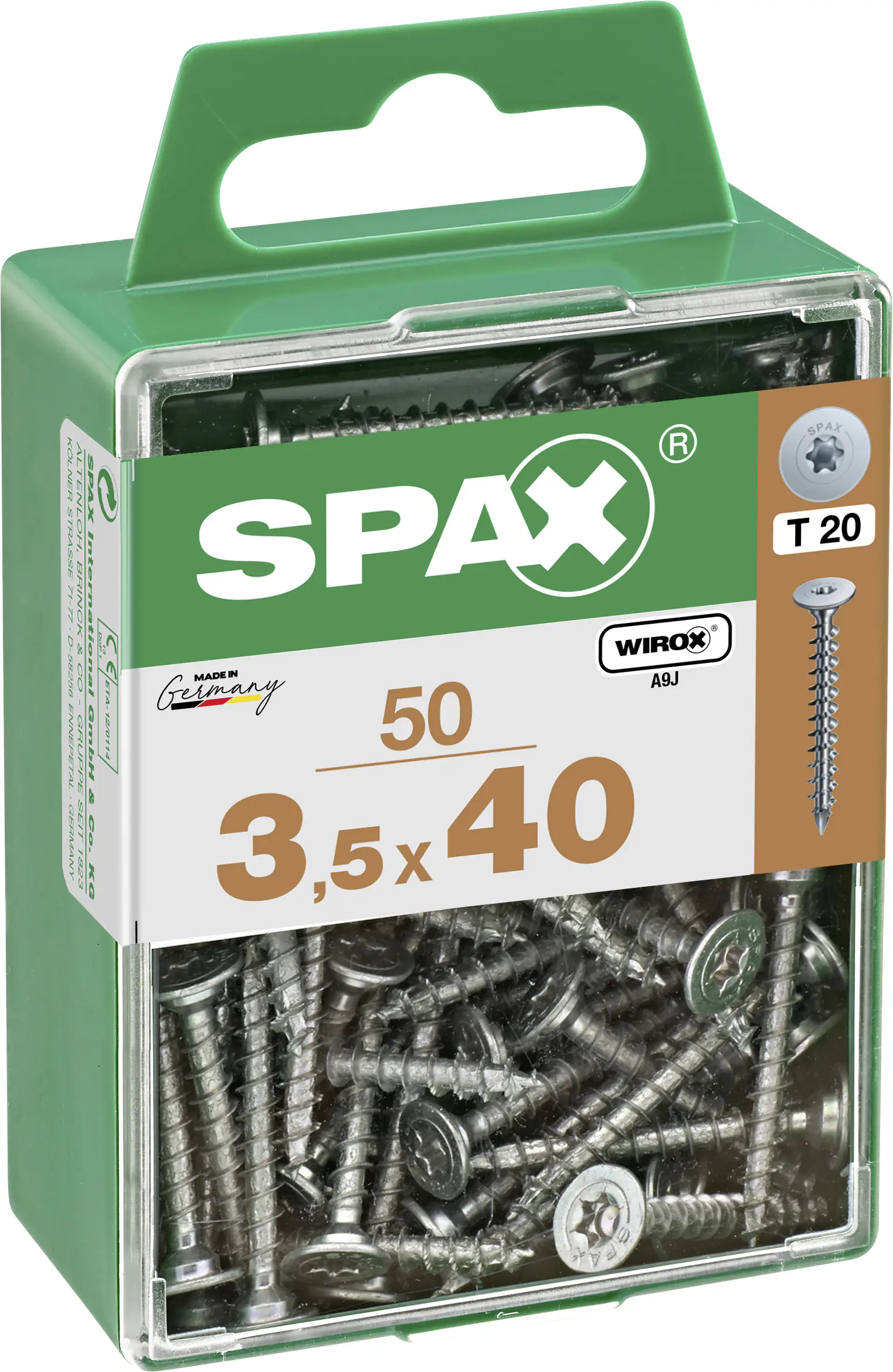 Spax Möbelbauschrauben 3.5 x 40 mm TX 20 - 50 Stk.